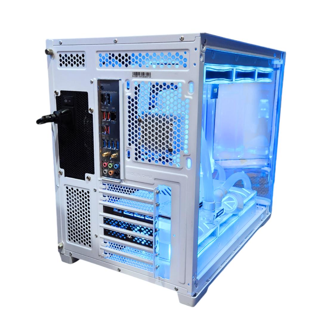🧊Permafrost❄️: RTX 4090 | Ryzen 9 7900x | 32GB RAM | 2TB SSD | Custom Watercooled | White Gaming PC