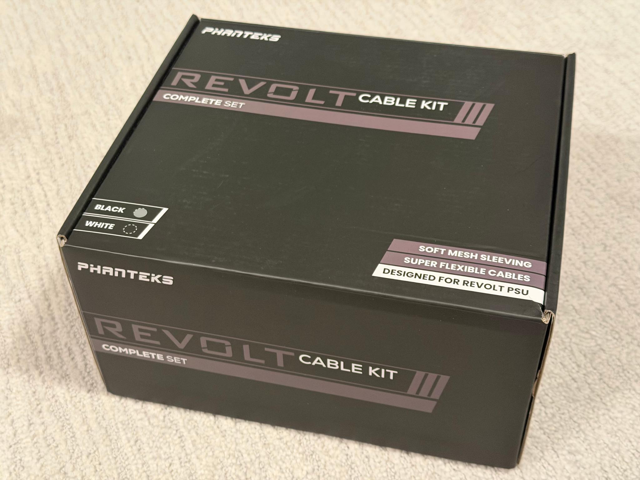 Phanteks 1200w Platinum Power Supply PSU with Sleeved Cable Kit