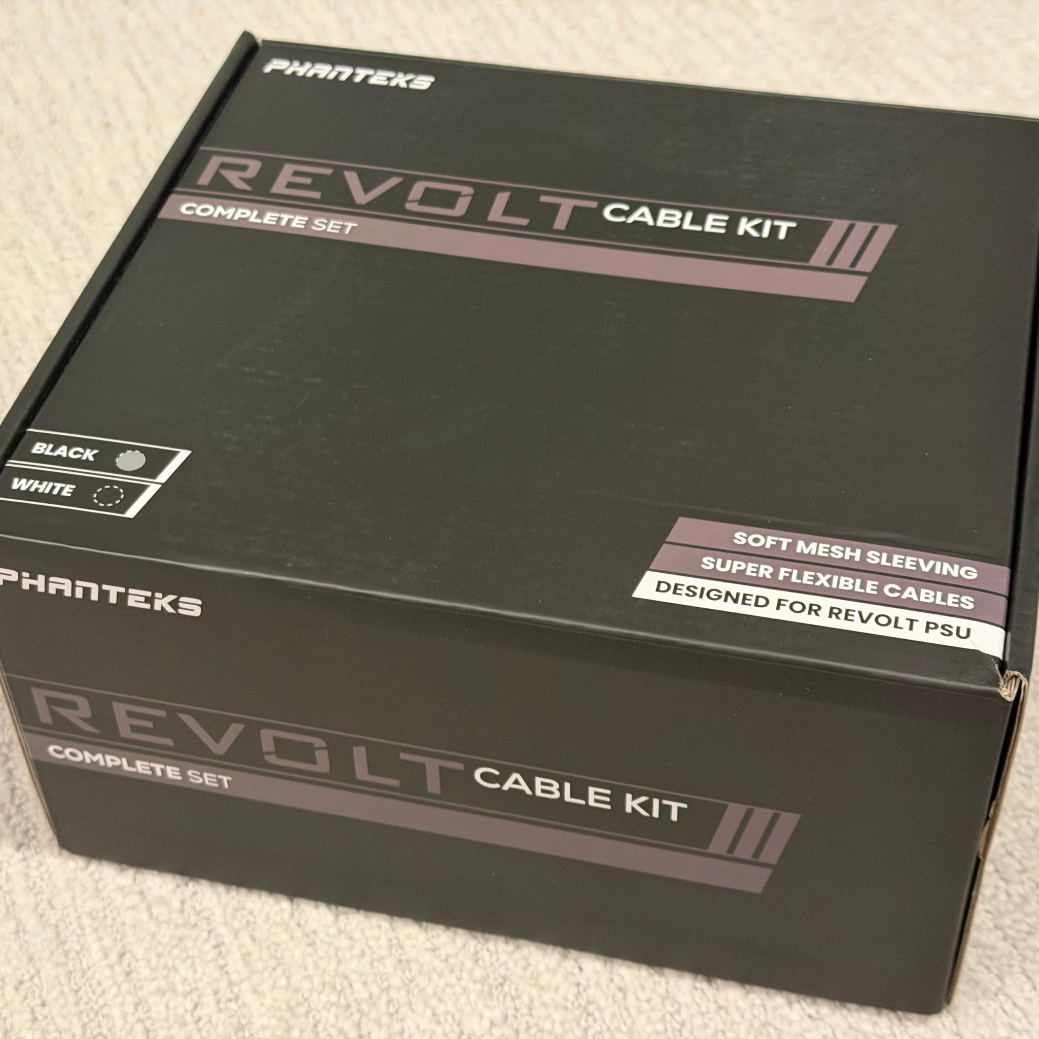 Phanteks 1200w Platinum Power Supply PSU with Sleeved Cable Kit