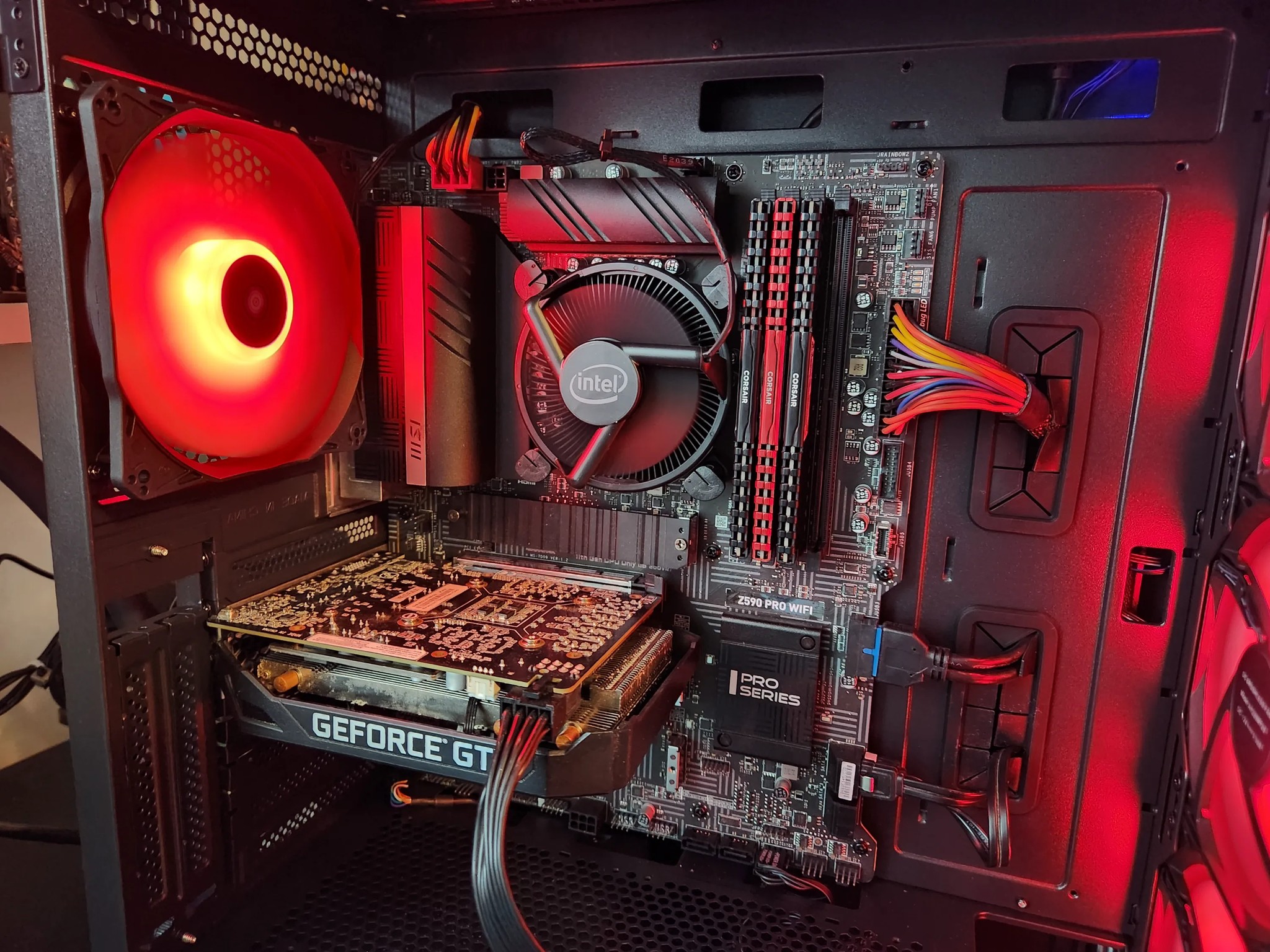 THE RED MONSTER 3 Budget 1080P gaming pc GTX 1660 super/ Intel 10105f