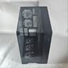 Black PC Case with Tempered Glass w/ 5 Fans