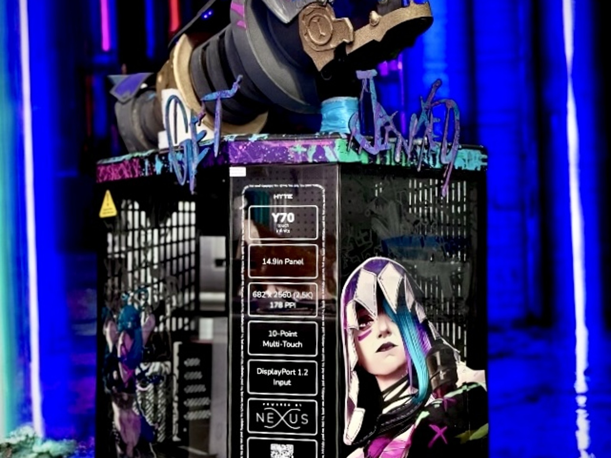 Custom PC Case - Jinx Arcane - DIY Package (Stickers/Digital File) - NOW AVAIL!