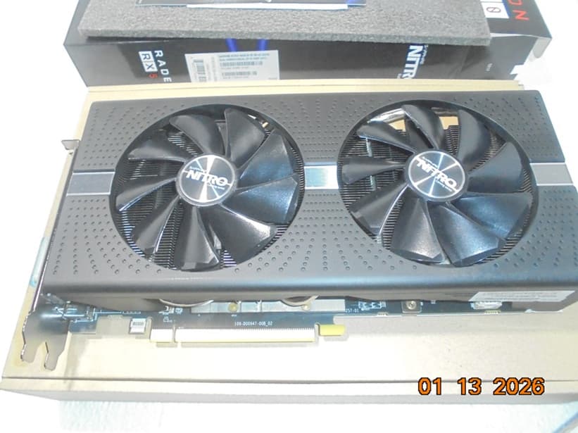 Sapphire Nitro+ RX 580 OC 4GB Dual Bios LED Good Condition/Like New