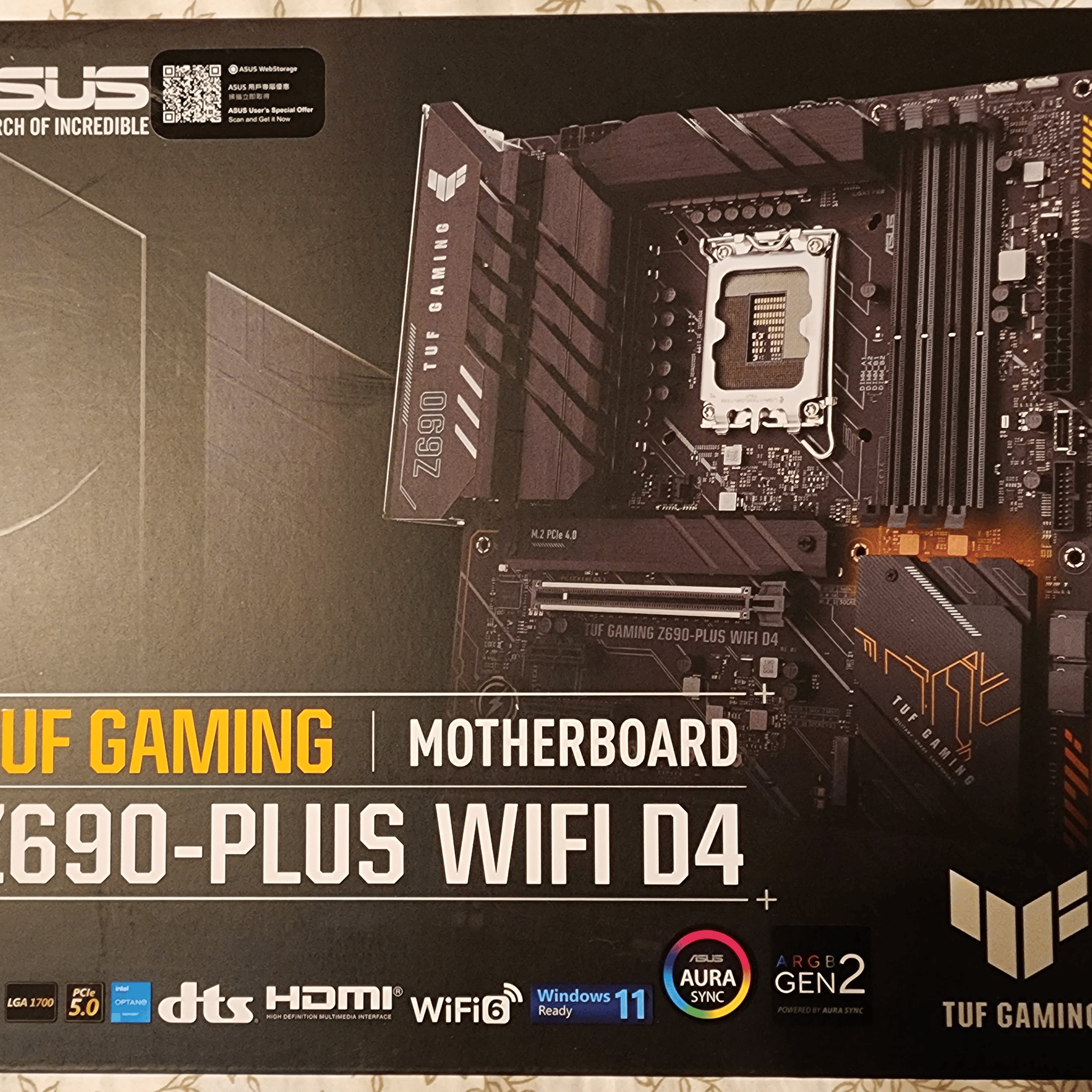 SEALED! Asus TUF Gaming Z690-Plus WIFI D4