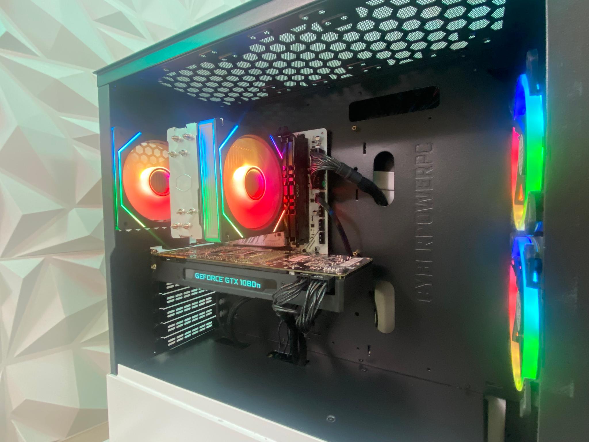 🎅🎅 White Elite Build – Ryzen 5 3600 + GTX 1080 Ti 11GB | 1080p/1440p High FPS Ready