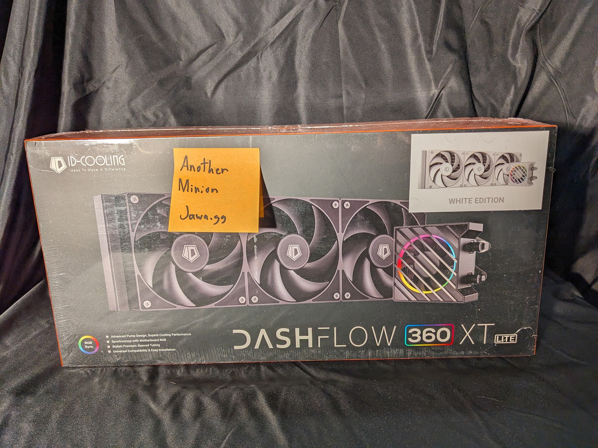 New White ID-COOLING DASHFLOW 360 XT LITE Liquid Cooler - 360mm Radiator