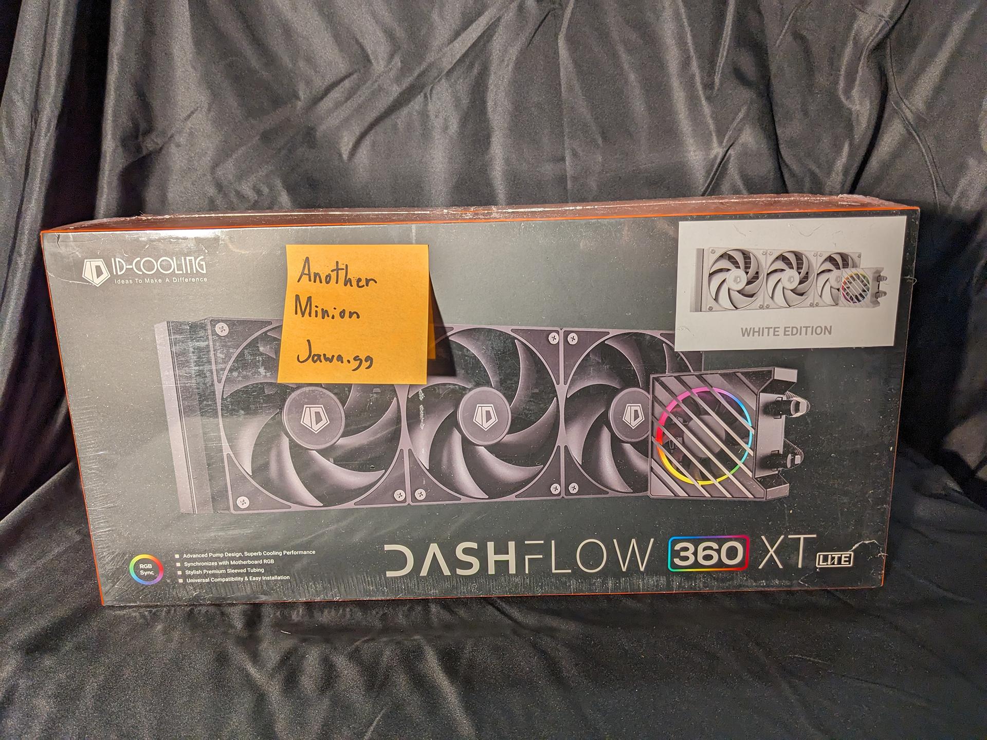 New White ID-COOLING DASHFLOW 360 XT LITE Liquid Cooler - 360mm Radiator