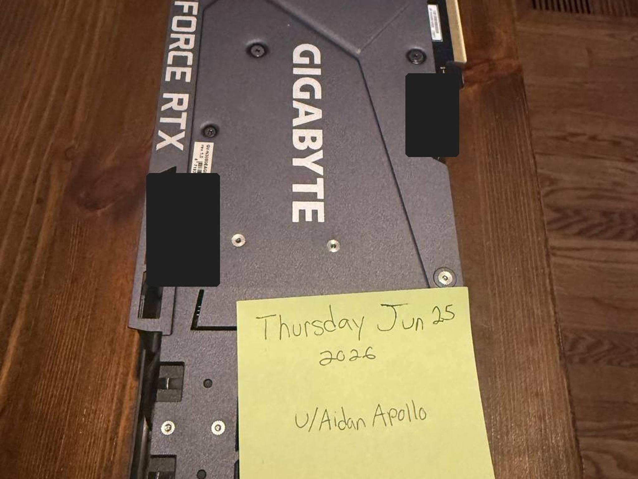 Gigabyte GeForce RTX 3080 EAGLE OC 10GB GPU - Tested, Works Great