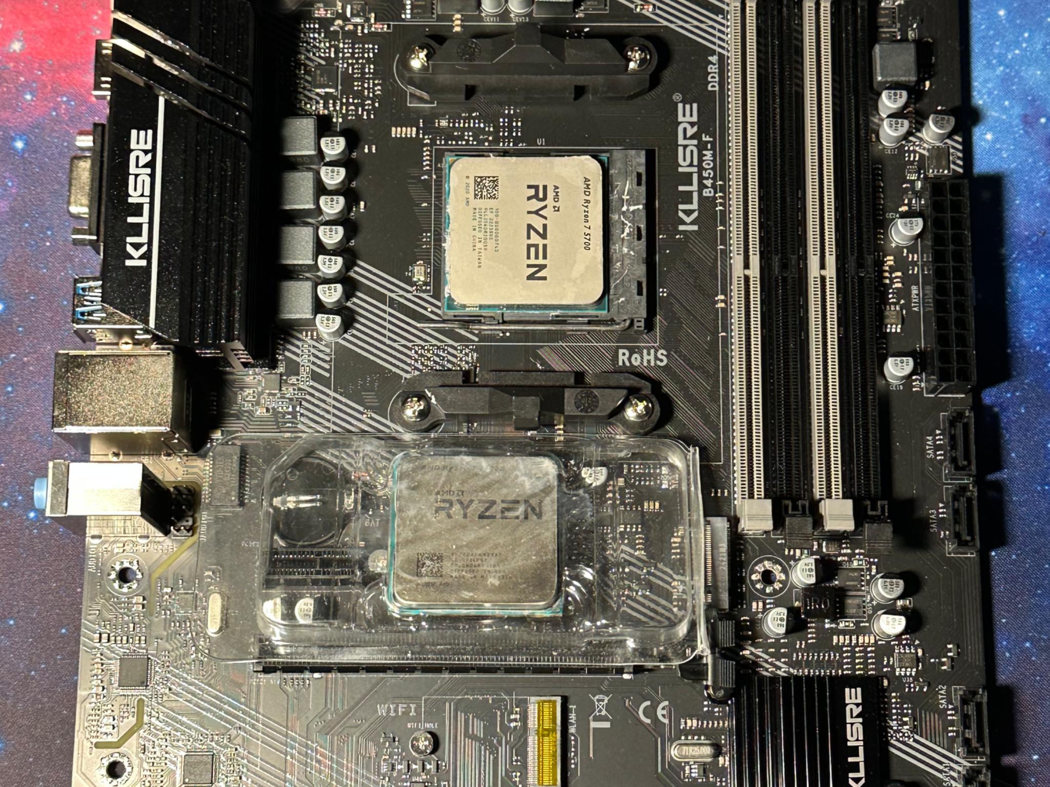 Ryzen 7 5700 | Ryzen 7 2700x | B450M-F