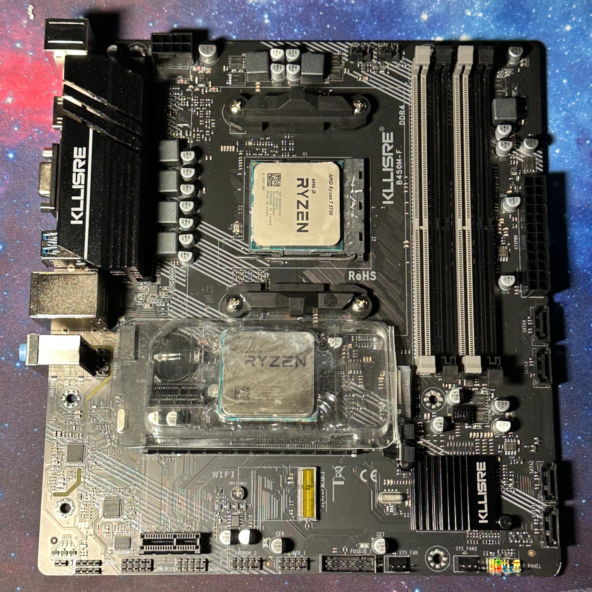 Ryzen 7 5700 | Ryzen 7 2700x | B450M-F