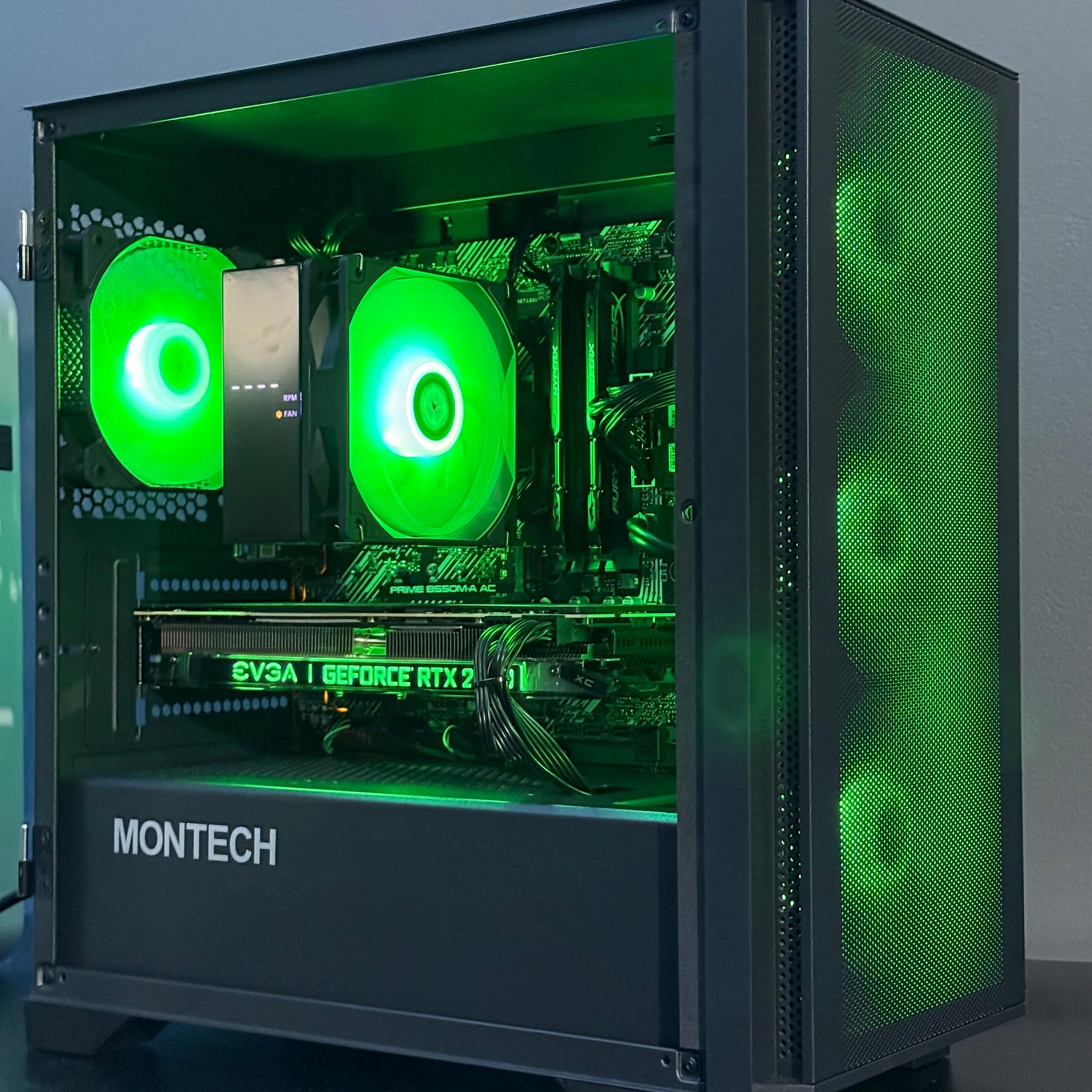 🥶RTX 2080, Ryzen 5500, 16GB DDR4, 512GB SSD- Fury Gaming PC