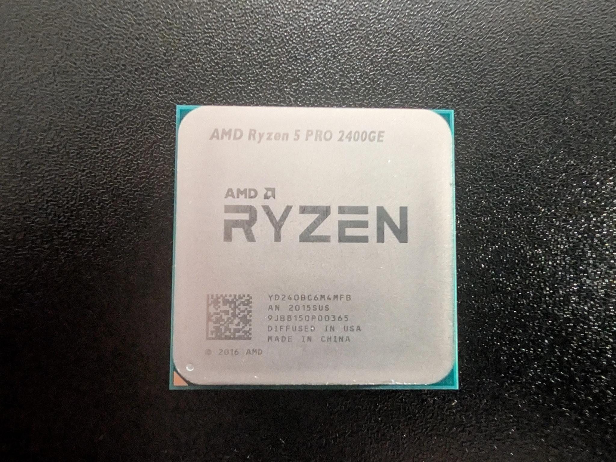AMD Ryzen 5 Pro 2400GE With Radeon Vega 11 Graphics