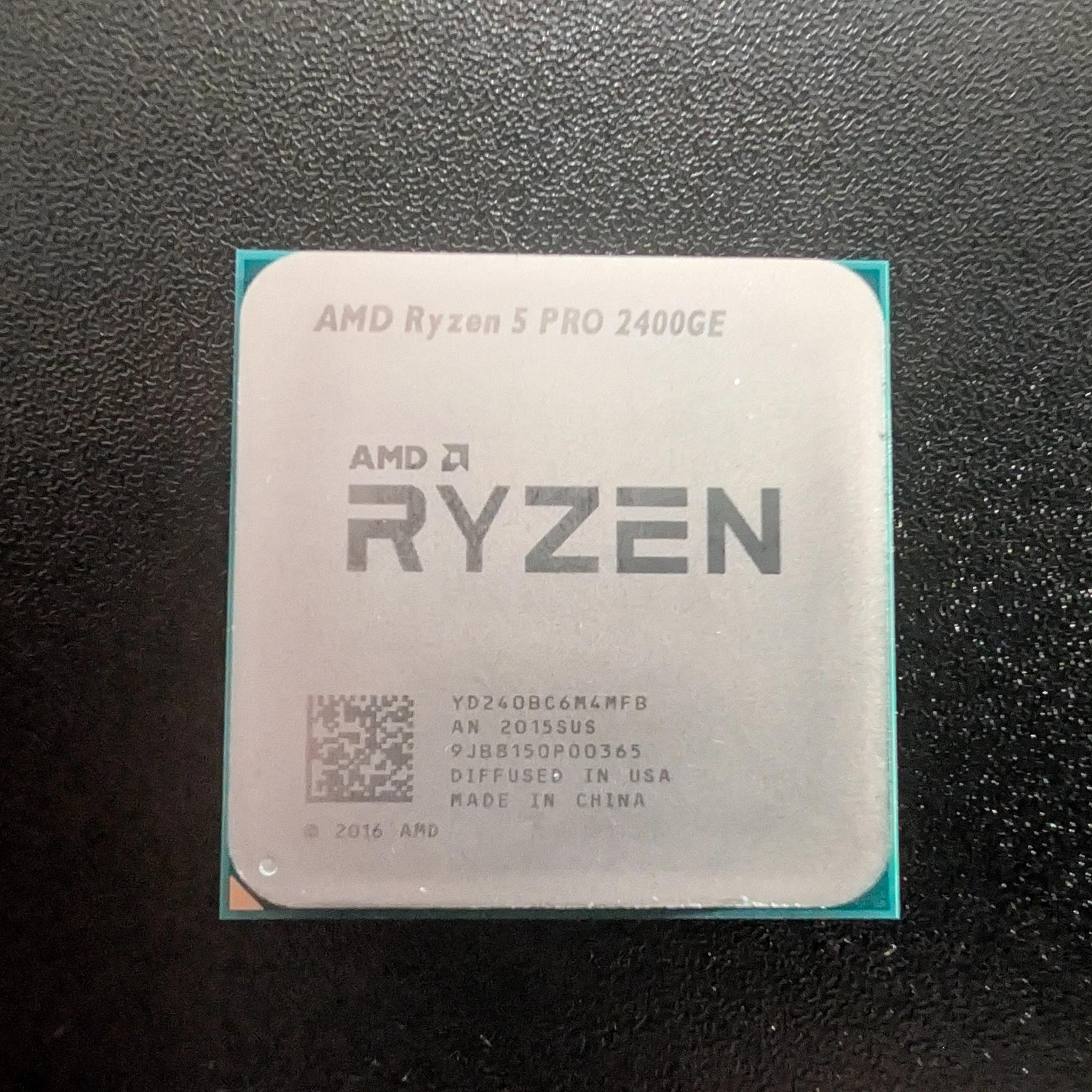 AMD Ryzen 5 Pro 2400GE With Radeon Vega 11 Graphics