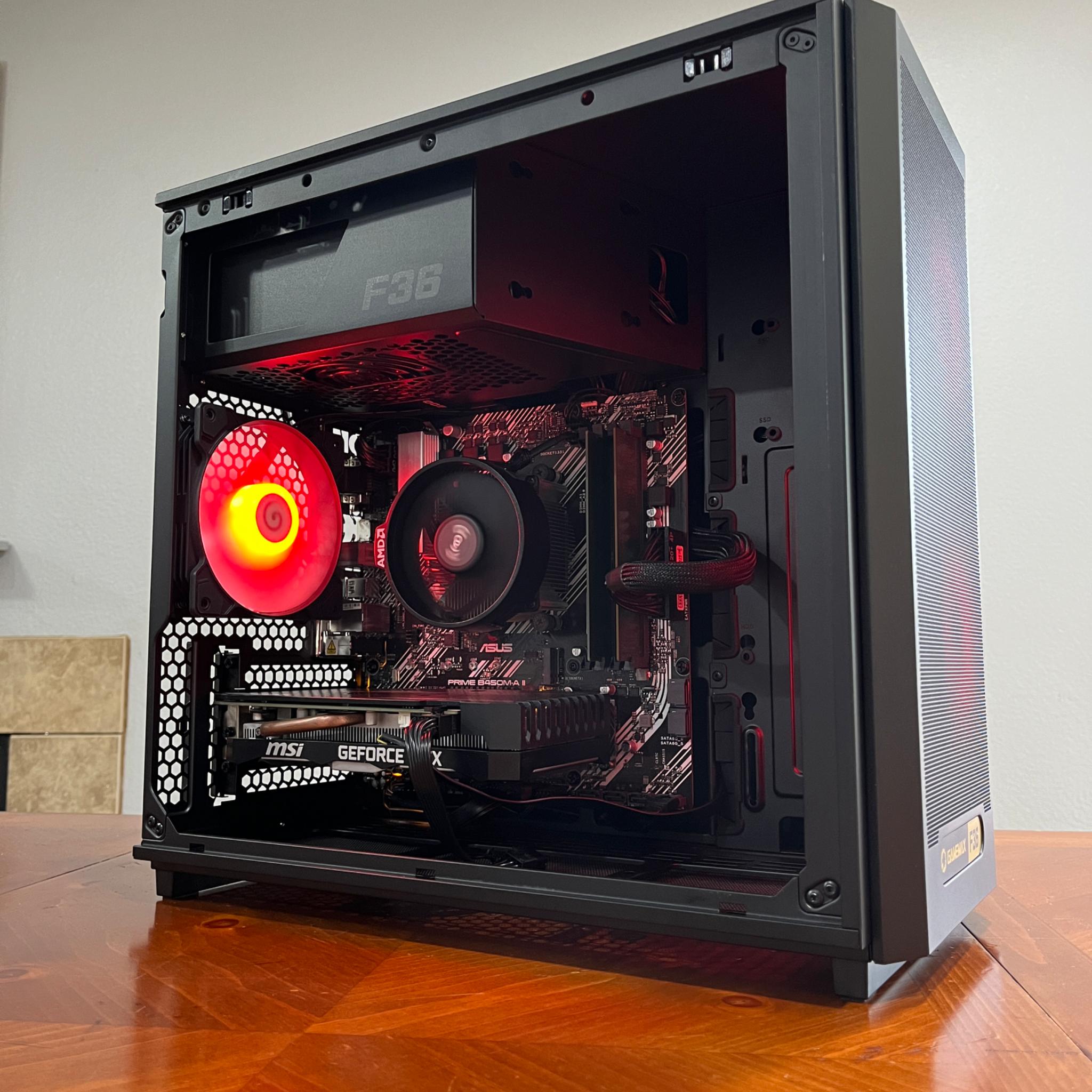 GTX 1660 6GB, Ryzen 7 1700, 16GB RAM | Static RGB Gaming Computer/PC