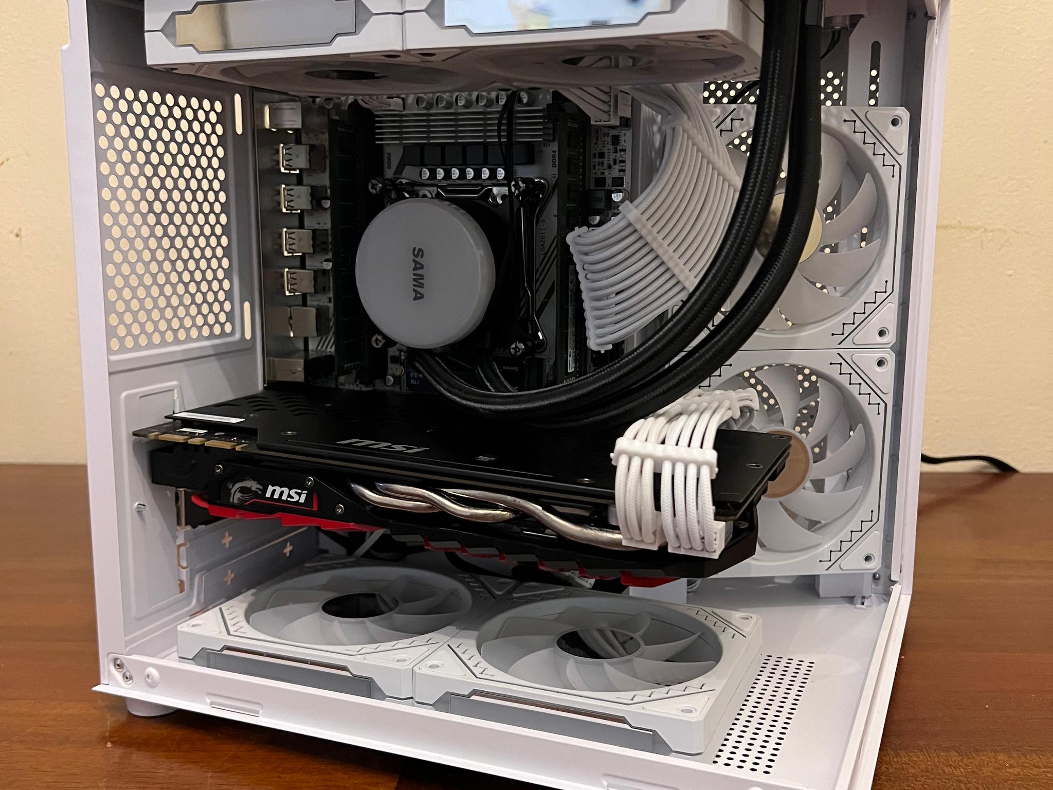 Water Cooled Intel 10 Core Gaming PC GTX 1070 1tb NVME SSD 16GB RAM WIFi WINDOWS 11 Pro