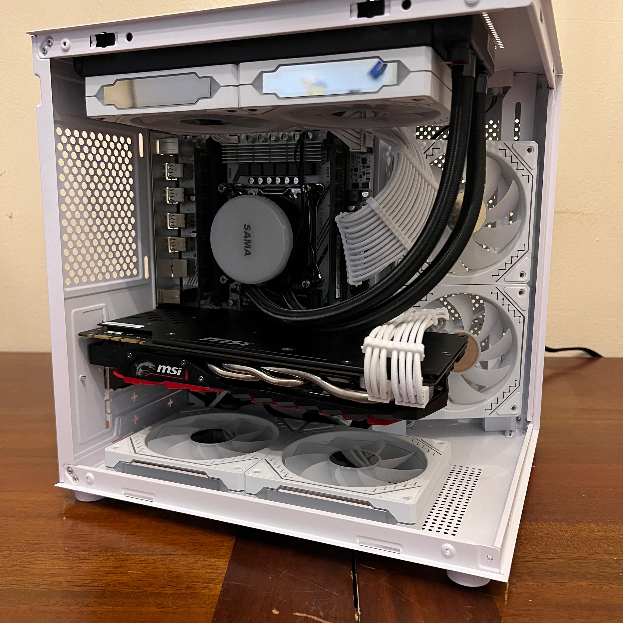 Water Cooled Intel 10 Core Gaming PC GTX 1070 1tb NVME SSD 16GB RAM WIFi WINDOWS 11 Pro