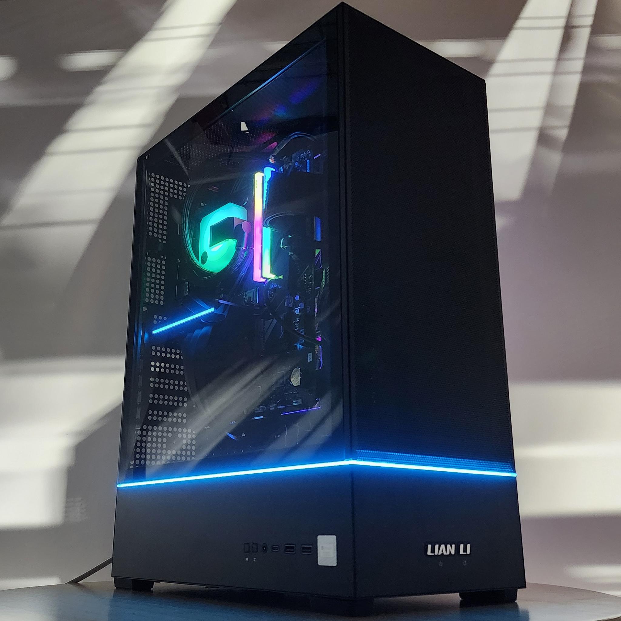 Gaming PC Ryzen 7 7700X 32GB RAM 1TB SSD RTX 4070 Ti 12GB Windows 11 Computer