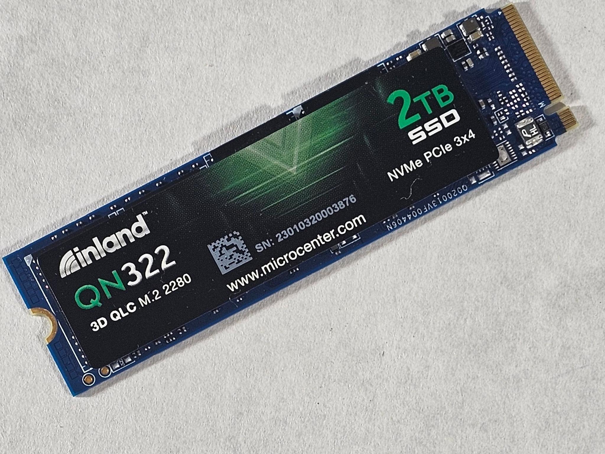 2TB NVMe M.2 SSD Inland QN322 Gen3