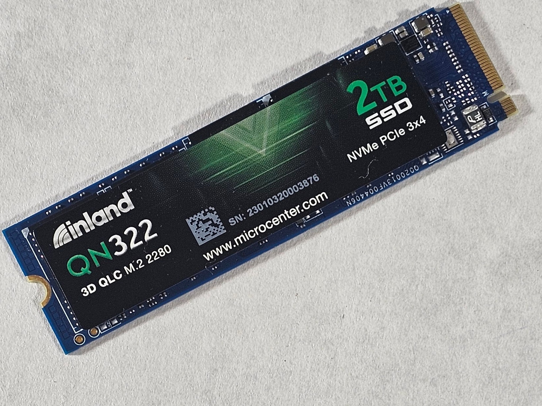 2TB NVMe M.2 SSD Inland QN322 Gen3