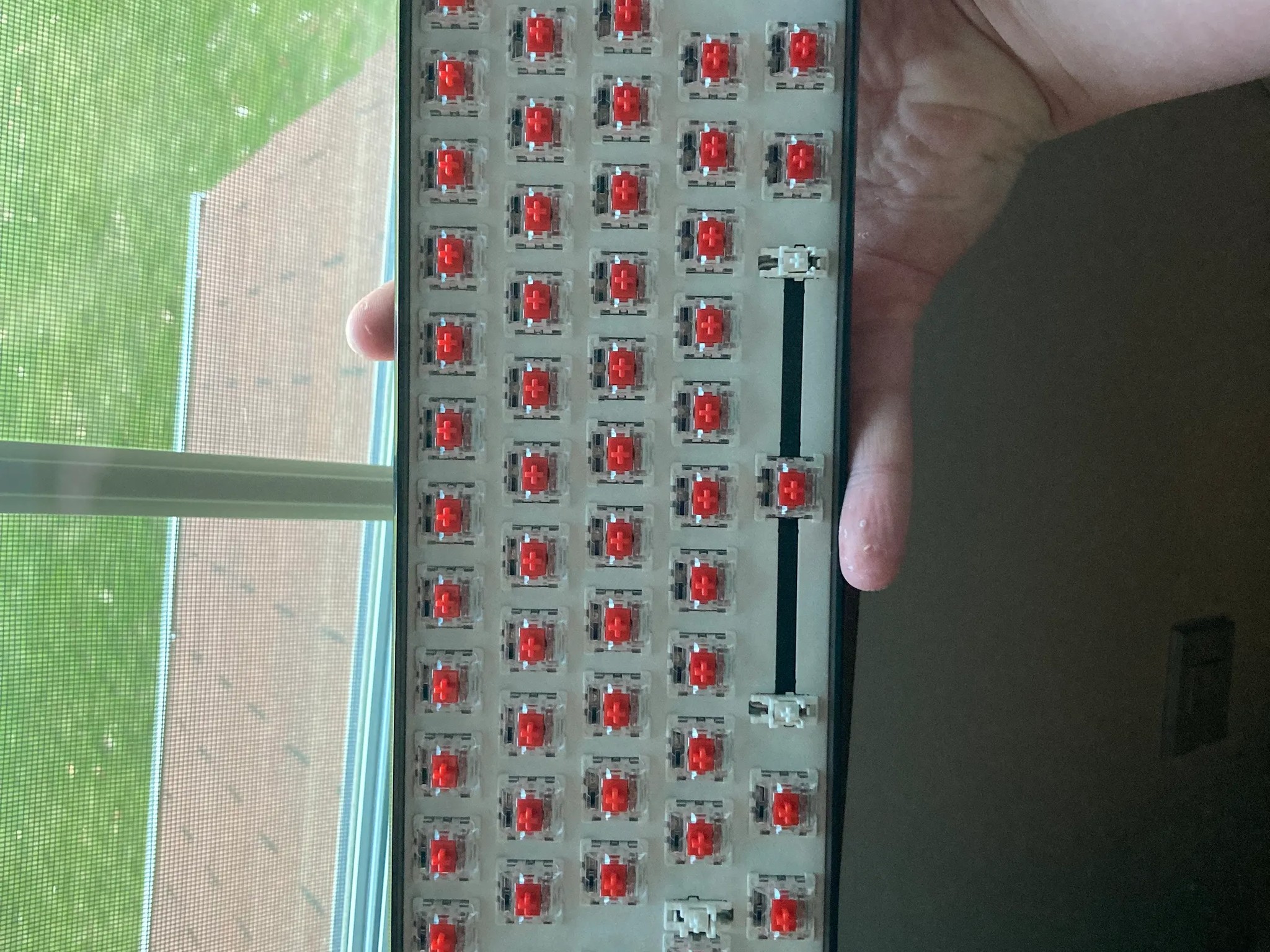 (Like New) RK61 RGB Mechanical Keyboard!! (Soothing red switch)