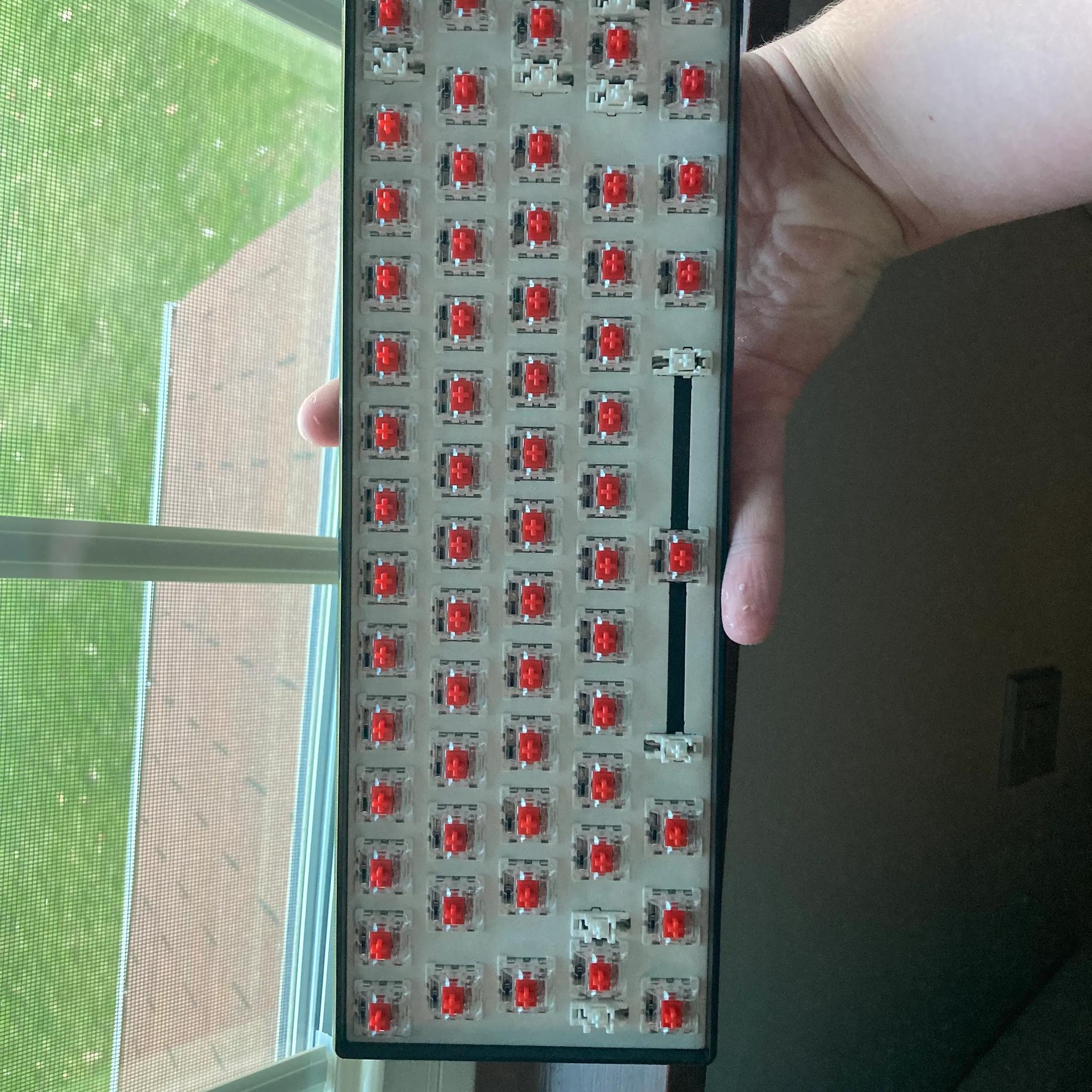 (Like New) RK61 RGB Mechanical Keyboard!! (Soothing red switch)