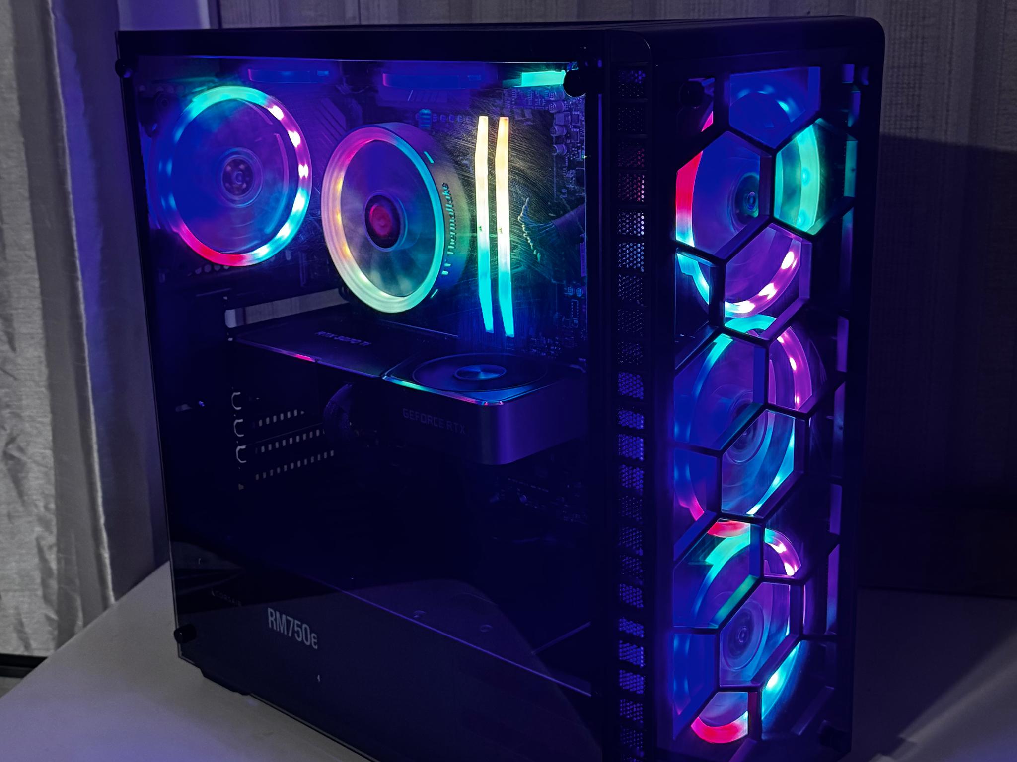 Ryzen 7 7900X | RTX 3070 Ti | 32GB DDR5 (6000 MT/s) | 1TB SSD | 750W Gold PSU | RGB Fans