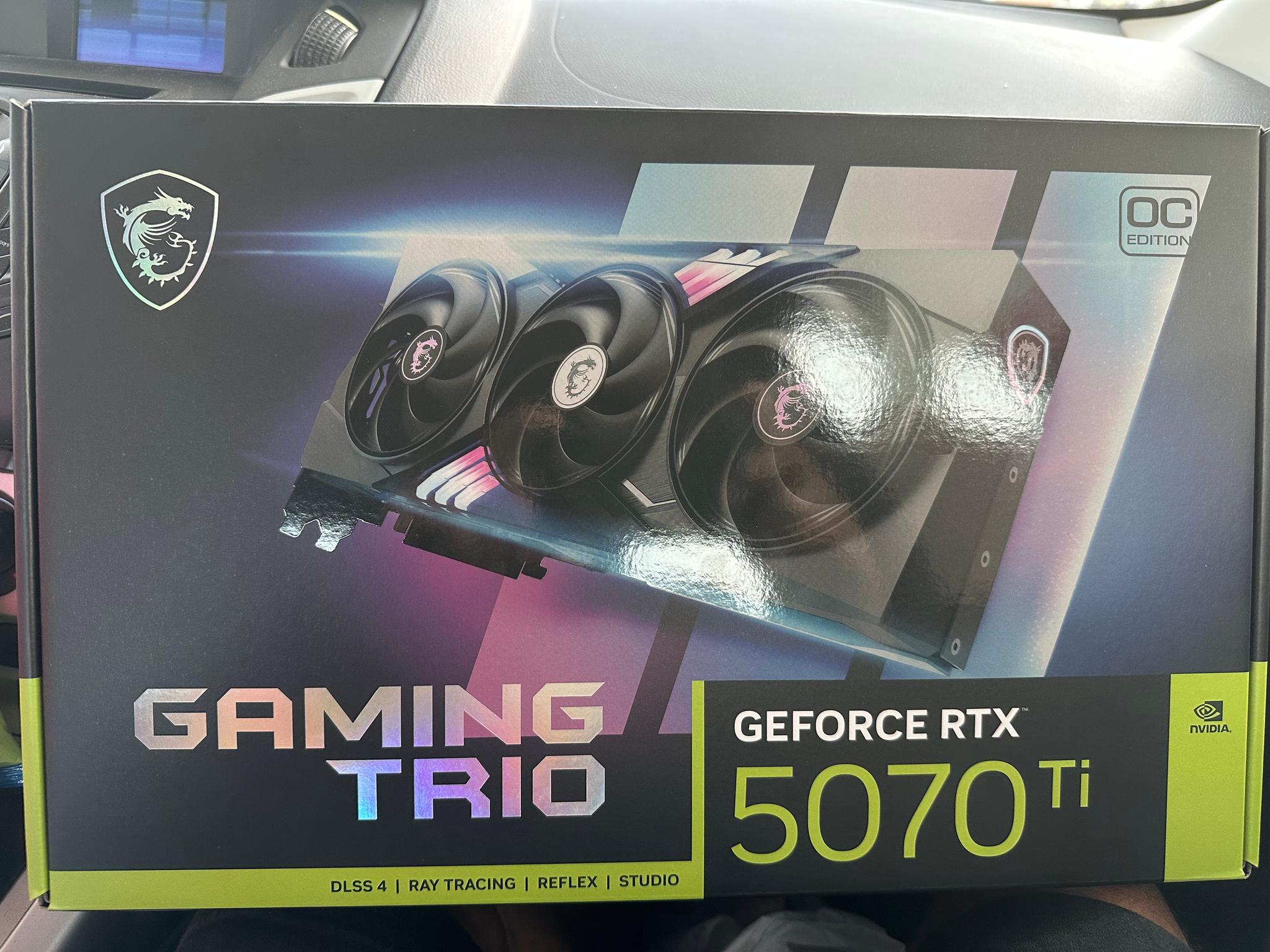 MSI GeForce RTX 5070 Ti 16G GAMING TRIO OC PLUS