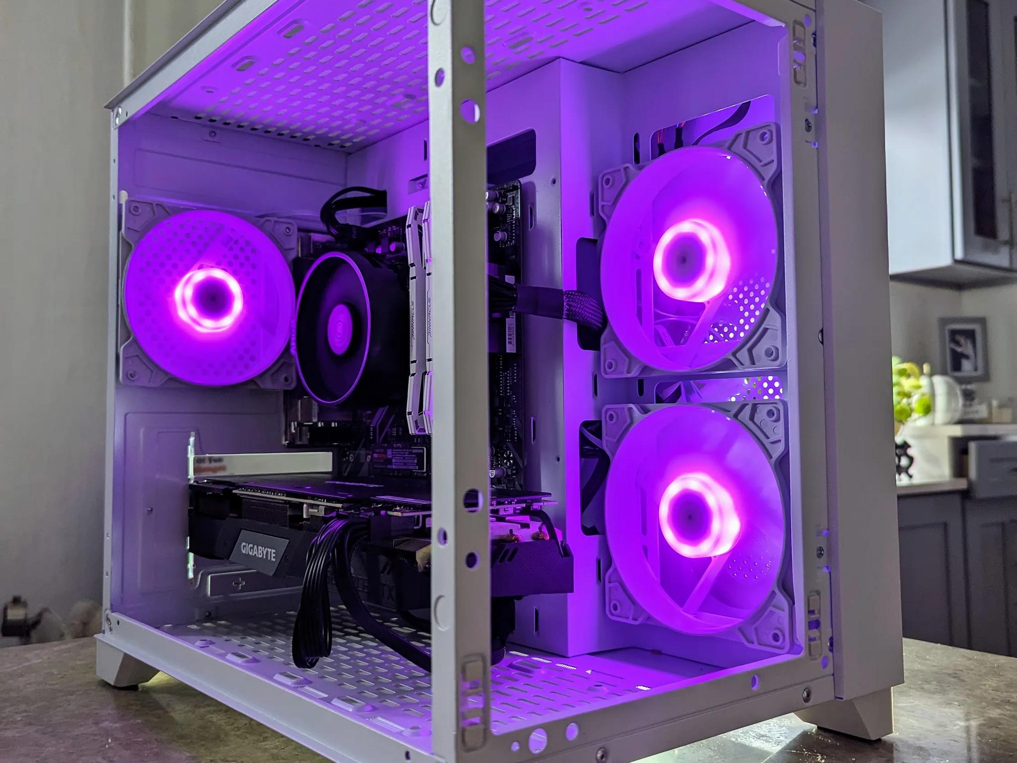 RTX 2070 Super, Ryzen 5 5600x Mid Level RGB Gaming PC (WHITE)