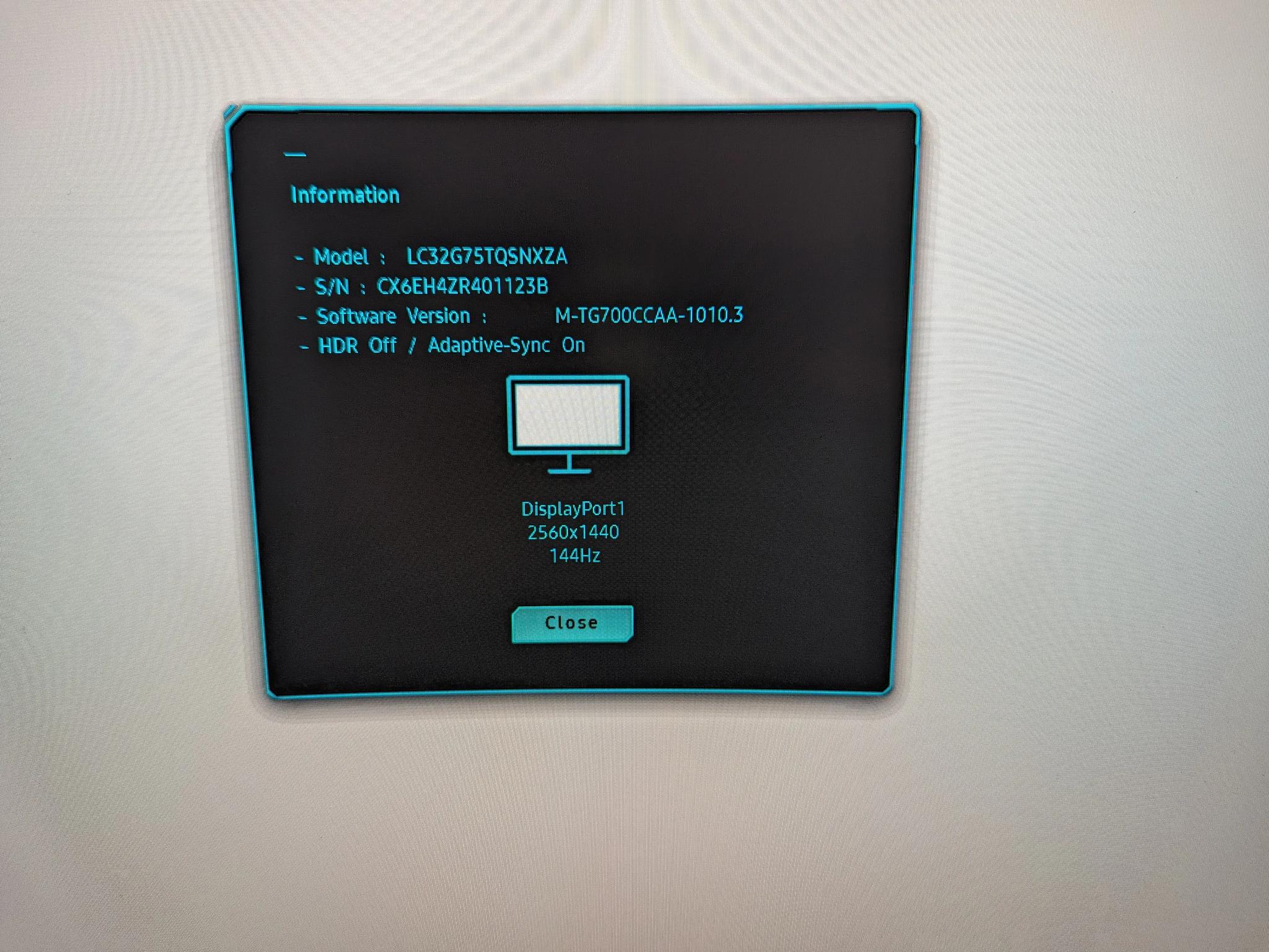 Samsung G7 Odyssey 2K 240HZ Gaming Monitor