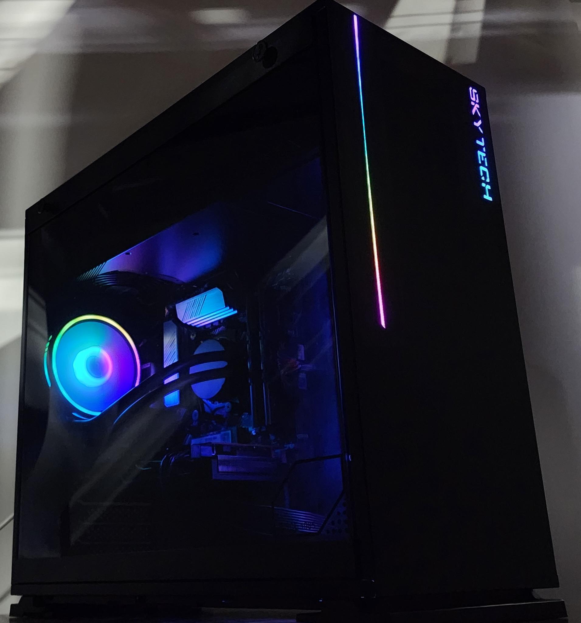Gaming PC Ryzen 7 3700X 16GB RAM 512GB SSD RX 6700 10GB Windows 11 Computer
