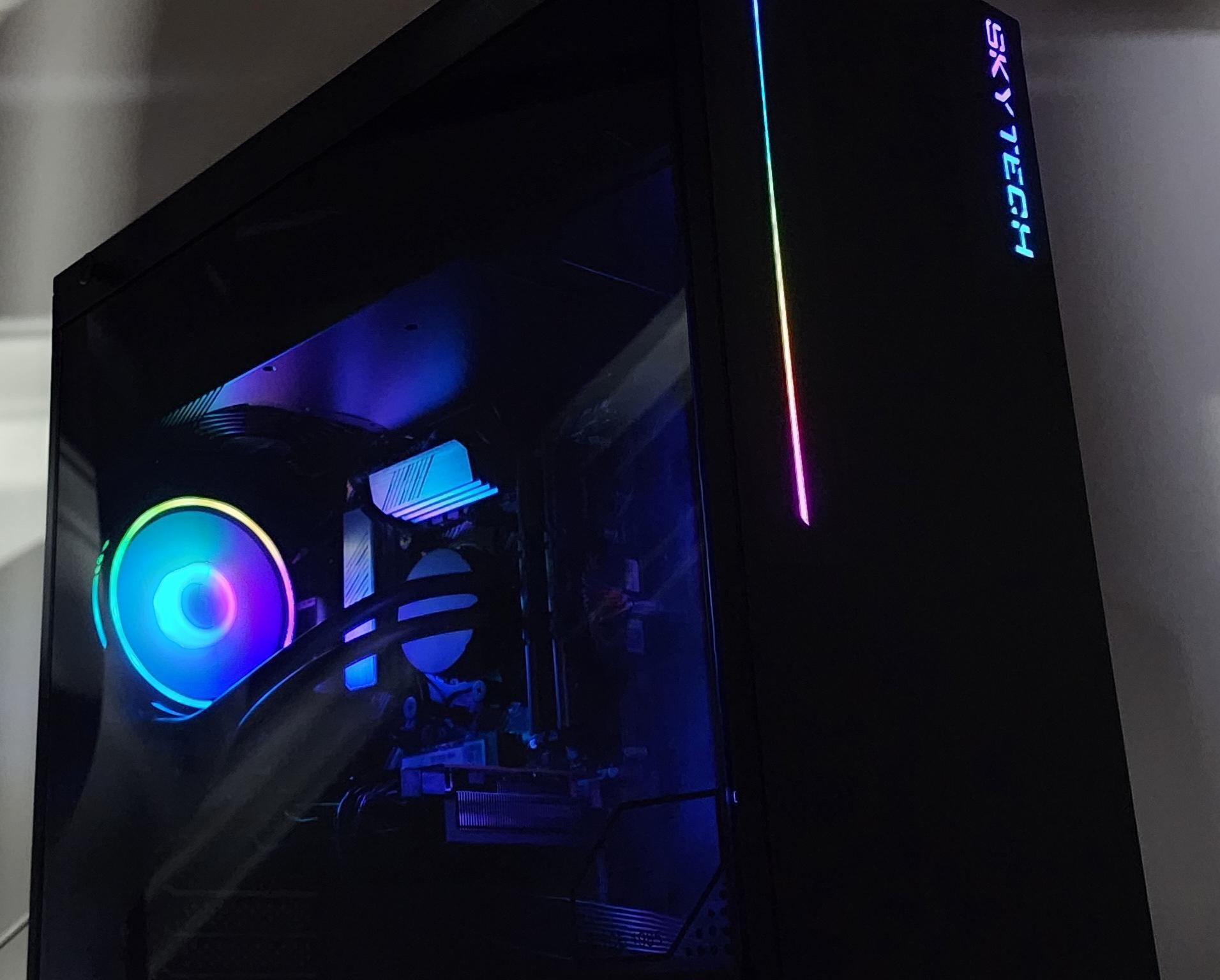 Gaming PC Ryzen 7 3700X 16GB RAM 512GB SSD RX 6700 10GB Windows 11 Computer