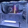 Ez-DIYFAB White ARGB Vertical mount GPU Bracket
