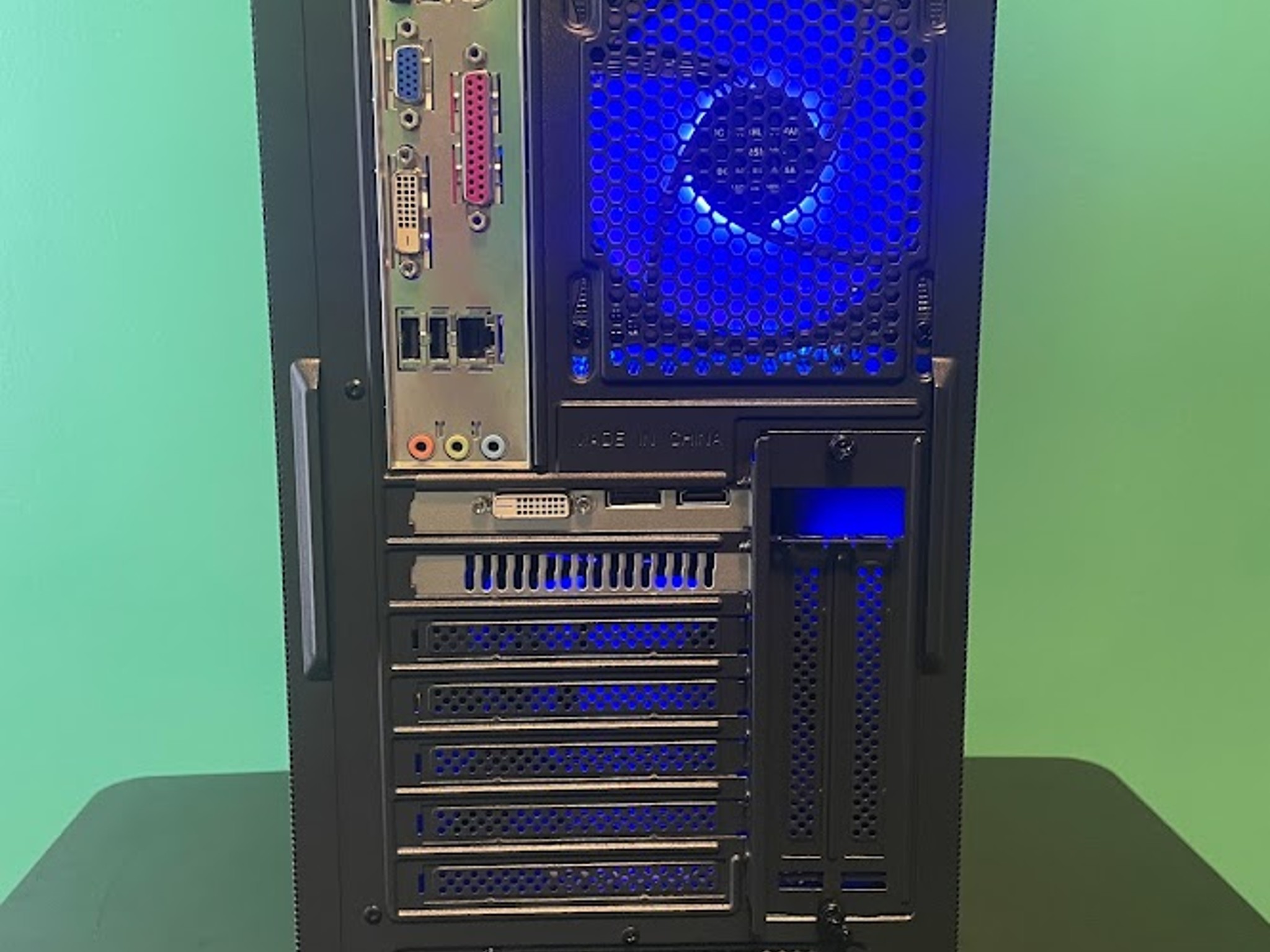 MESH Blue Gaming PC| Intel i5 / Amd RX580 / 8GB / 128GB SSD +500GB Win 10 Pro WiFi