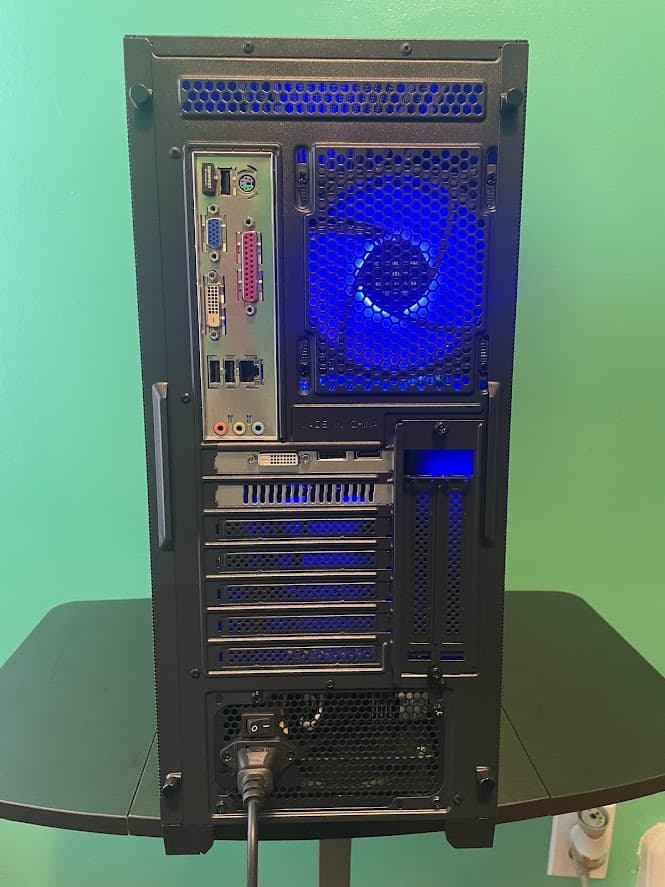 MESH Blue Gaming PC| Intel i5 / Amd RX580 / 8GB / 128GB SSD +500GB Win 10 Pro WiFi