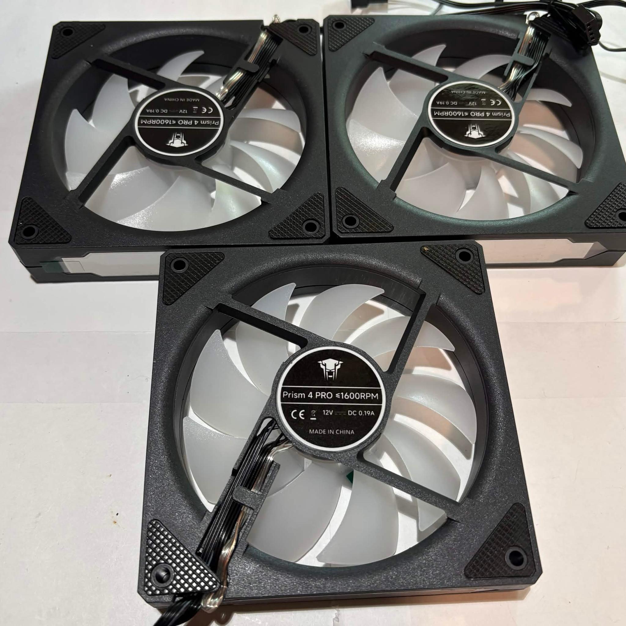 Jungle Leopard Prism 4 PRO Black ARGB PWM Fans – 3 Pack