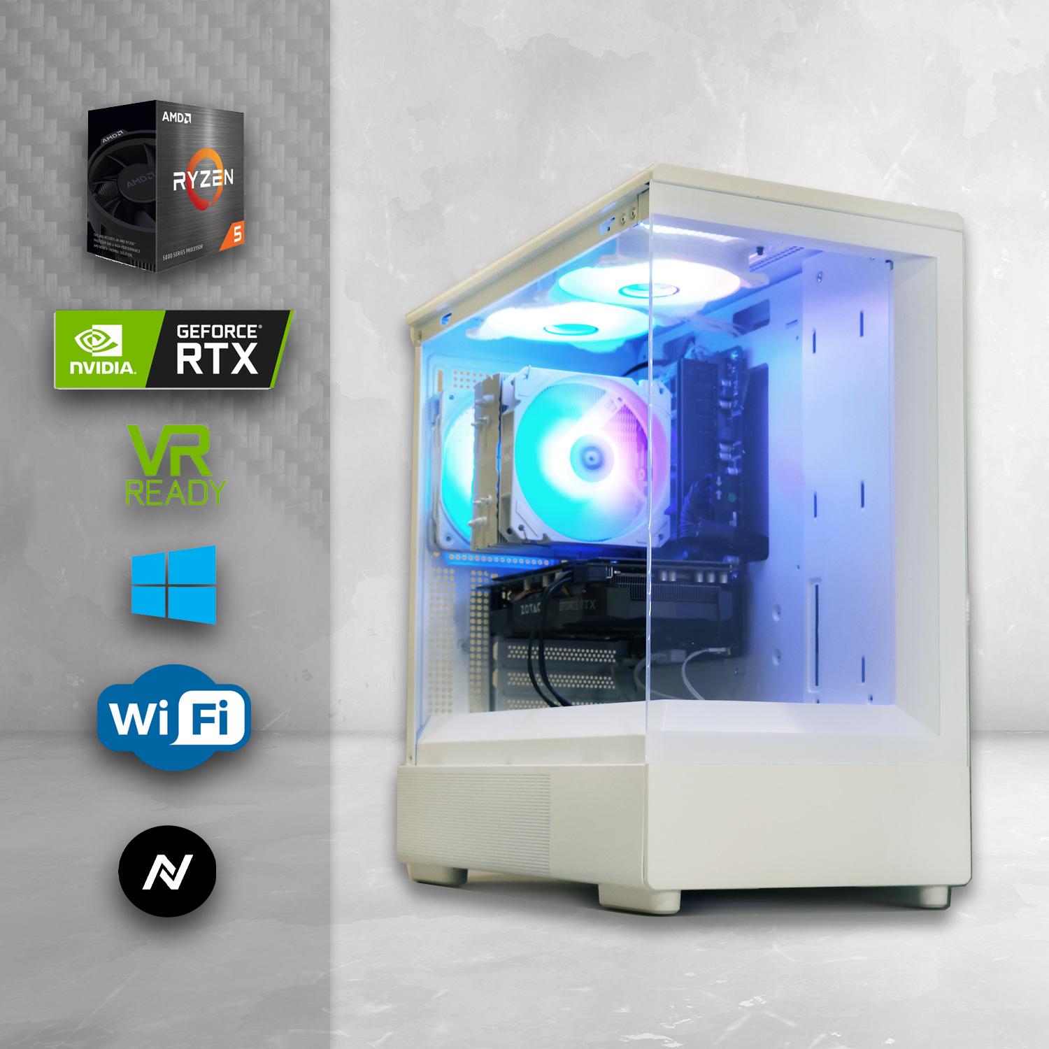 🧊 Pure Performance Gaming PC | RTX 2060, RYZEN 5 2600, 16GB DDR4, 512GB M.2 + 500GB HDD, WIFI & BT