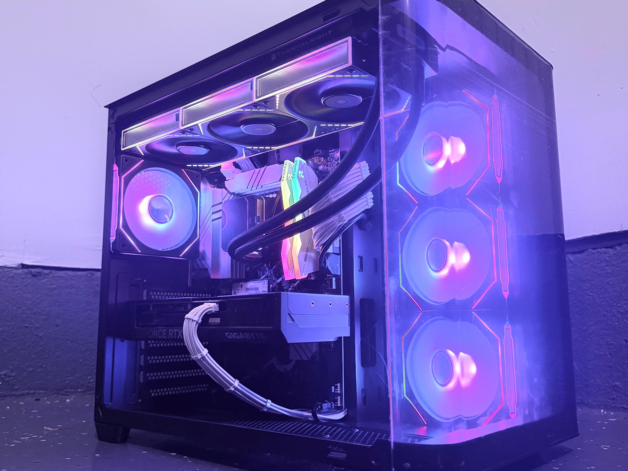 ⚫️"Aurora Rift"🌈 | 1440p Gaming | RTX 4070 Super | i9 12900K | 32B DDR5 | 3TB Storage | Free Ship