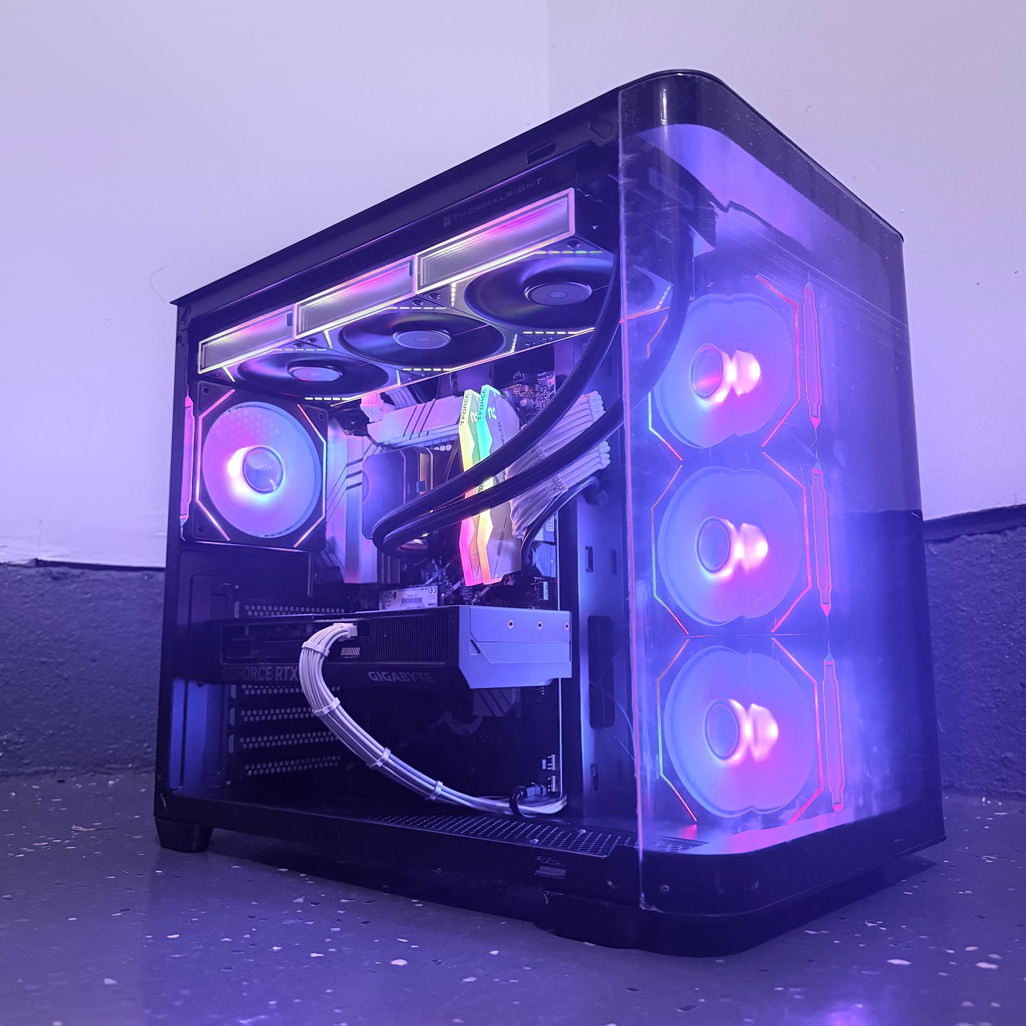 ⚫️"Aurora Rift"🌈 | 1440p Gaming | RTX 4070 Super | i9 12900K | 32B DDR5 | 3TB Storage | Free Ship