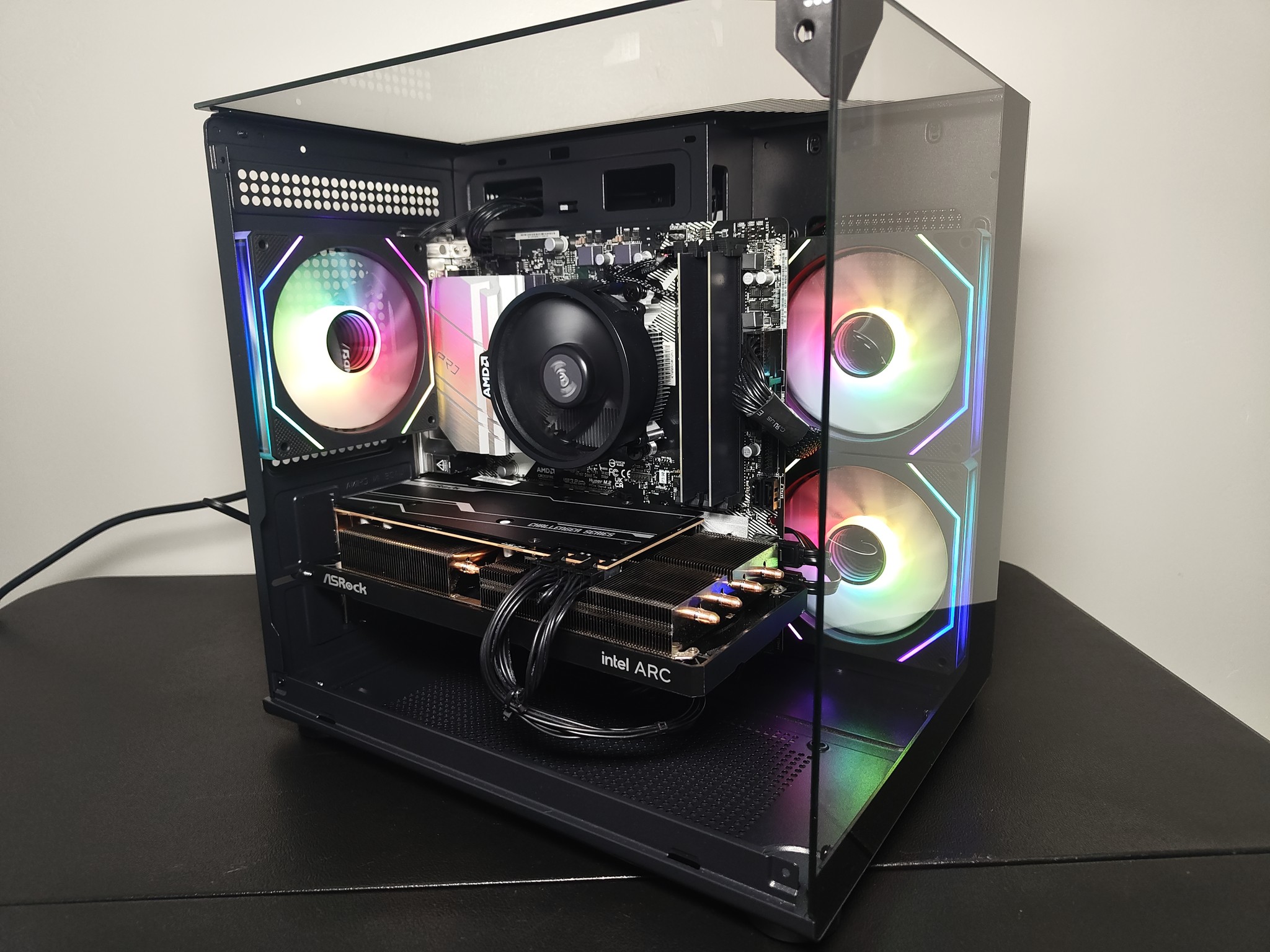 🔵PRO Gaming/Streaming PC |Ryzen 5 5500 | 16GB RAM | 1.5TB Storage | ARC A750 | Windows 11 WiFi 6🔵