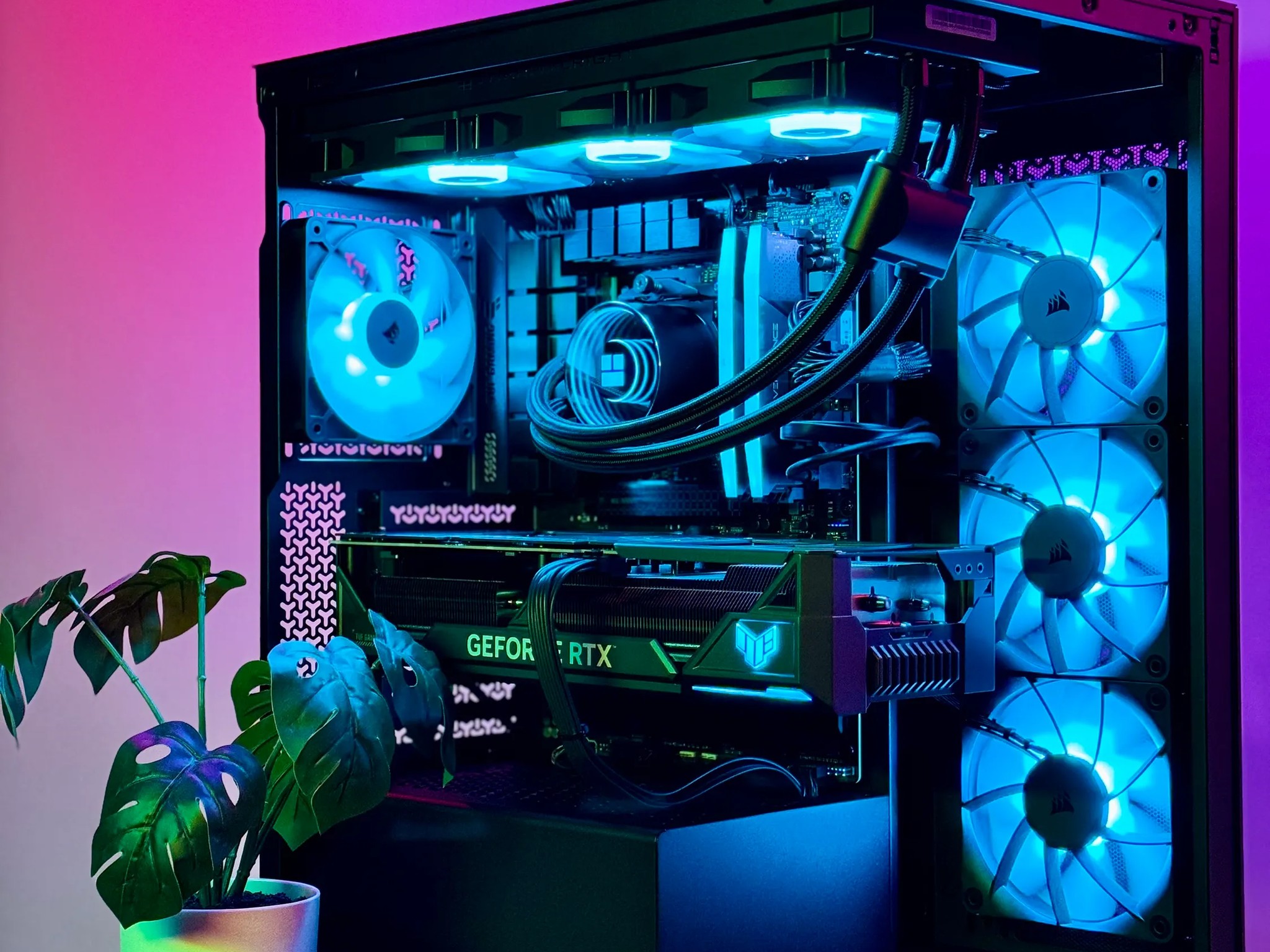 Dominator Super Gaming PC | Asus 4080 SUPER OC 7800x3D WD Black 2TB Corsair 32GB DDR5 Corsair 1000w