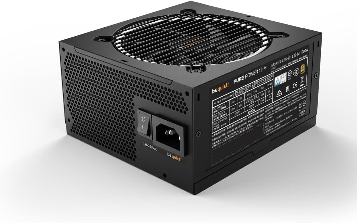 be Quiet! Pure Power 12 M 1200W 80 Plus Gold ATX Power Supply