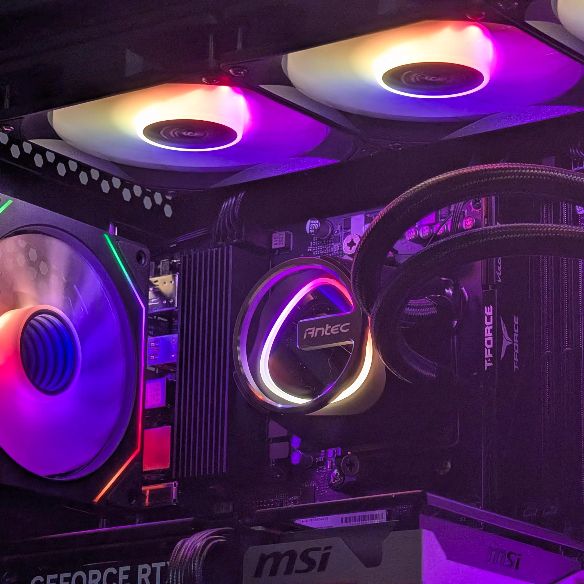 🌈🖤Ryzen 5 7600x | RTX 5060 TI 16GB | 16GB DDR5 | 1TB SSD | Gaming PC🖤🌈