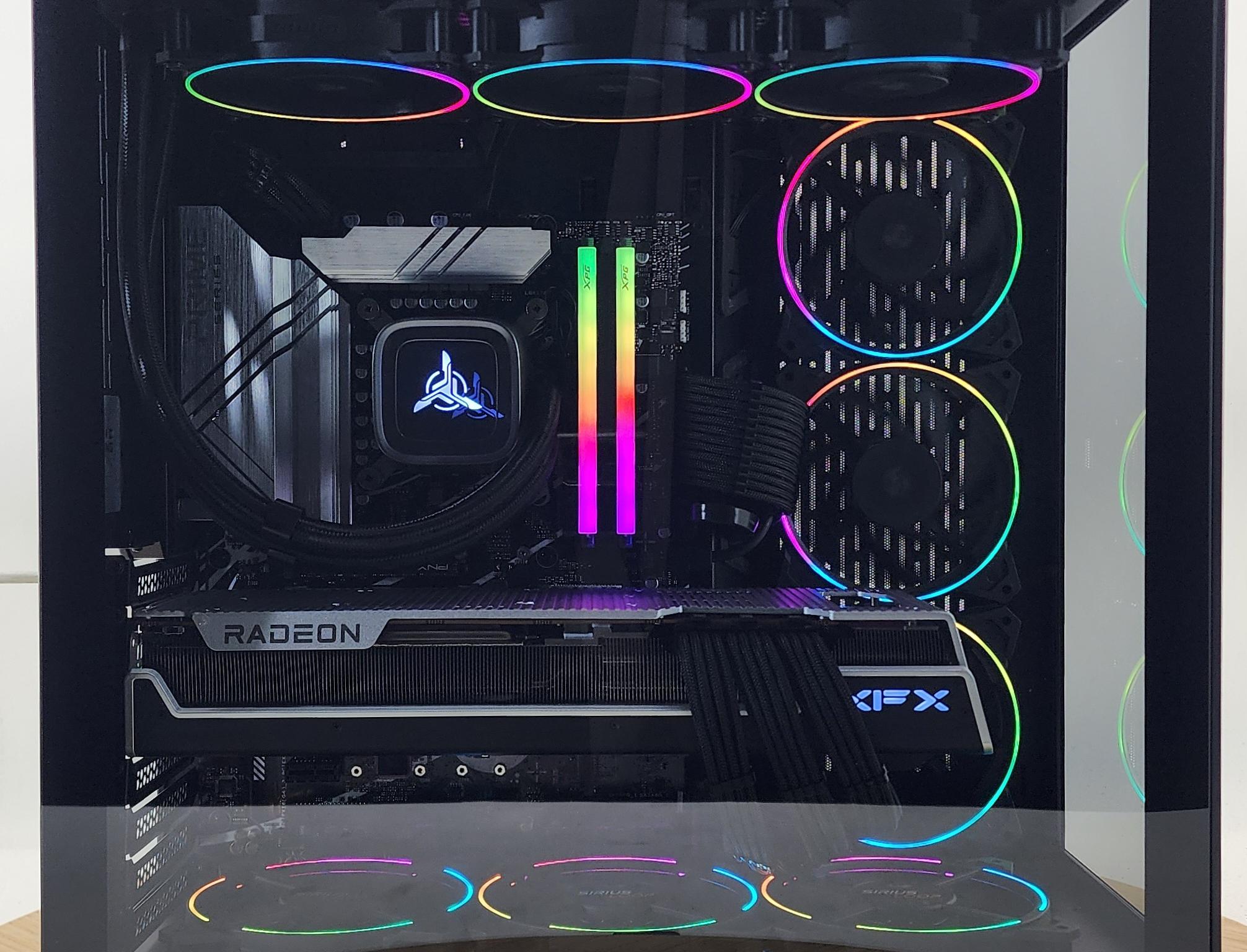 Gaming PC i9-13900KF 32GB RAM 2TB SSD RX 7900 XTX 24GB Windows 11 Computer