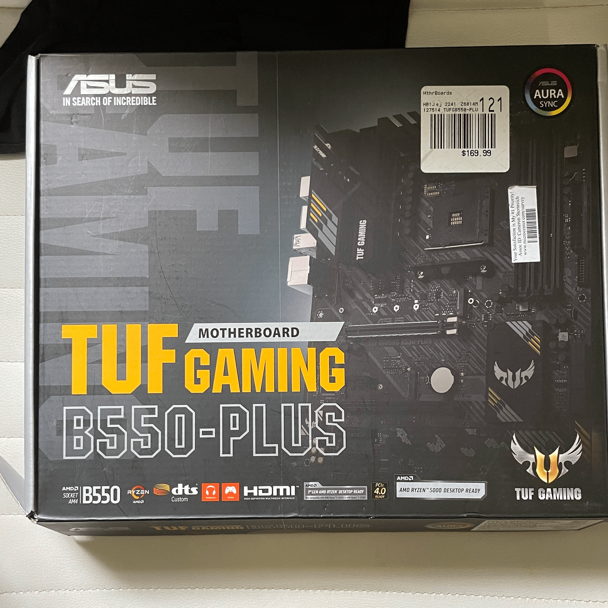 ASUS TUF GAMING B550-Plus AM4 Motherboard