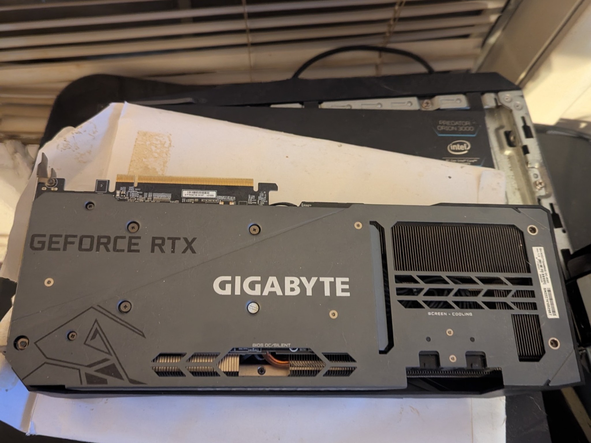 Gigabyte RTX 3070 Ti Gaming OC 8G Rev. 1.0 — FOR PARTS / NOT WORKING / NO POST