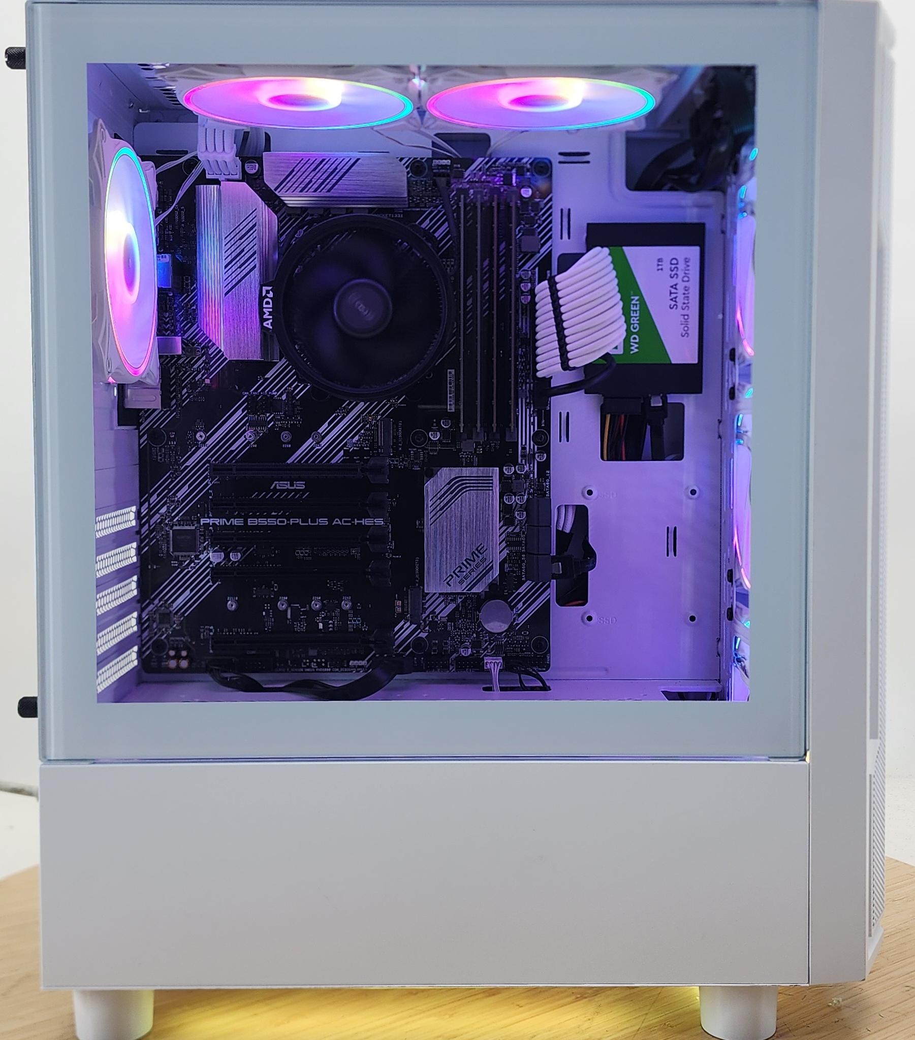 Gaming PC Ryzen 7 5700G 16GB RAM 1TB SSD   Windows 11 Computer