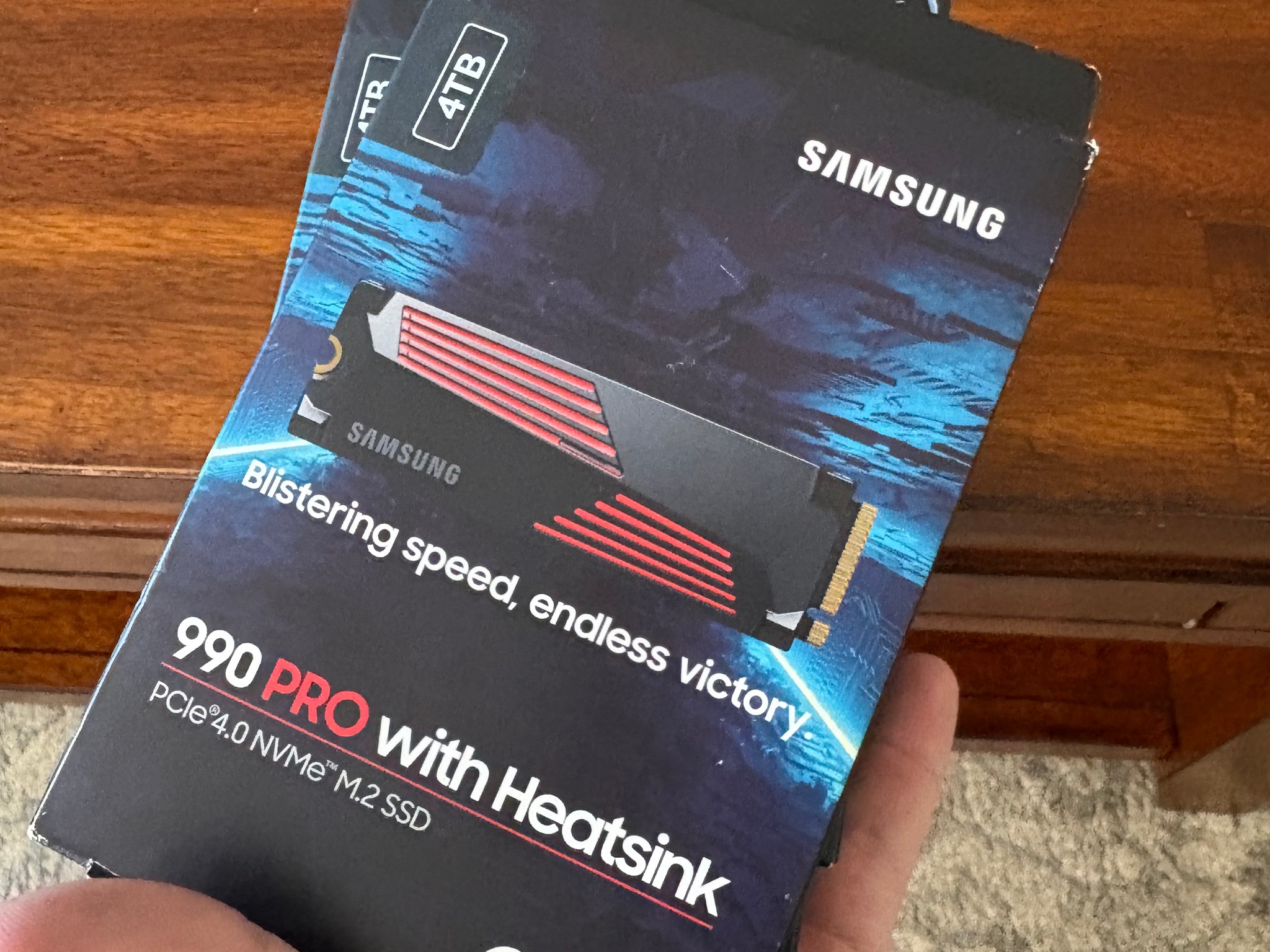 Samsung 990 Pro 4TB SSD w/ Heatsink