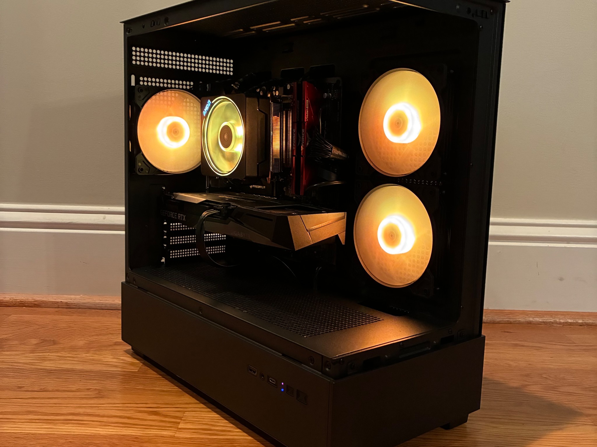 RTX 3060 Ti R5 7600 WiFi AM5 1440P RGB GAMING PC 32GB 6000 DDR5 1TB NVMe