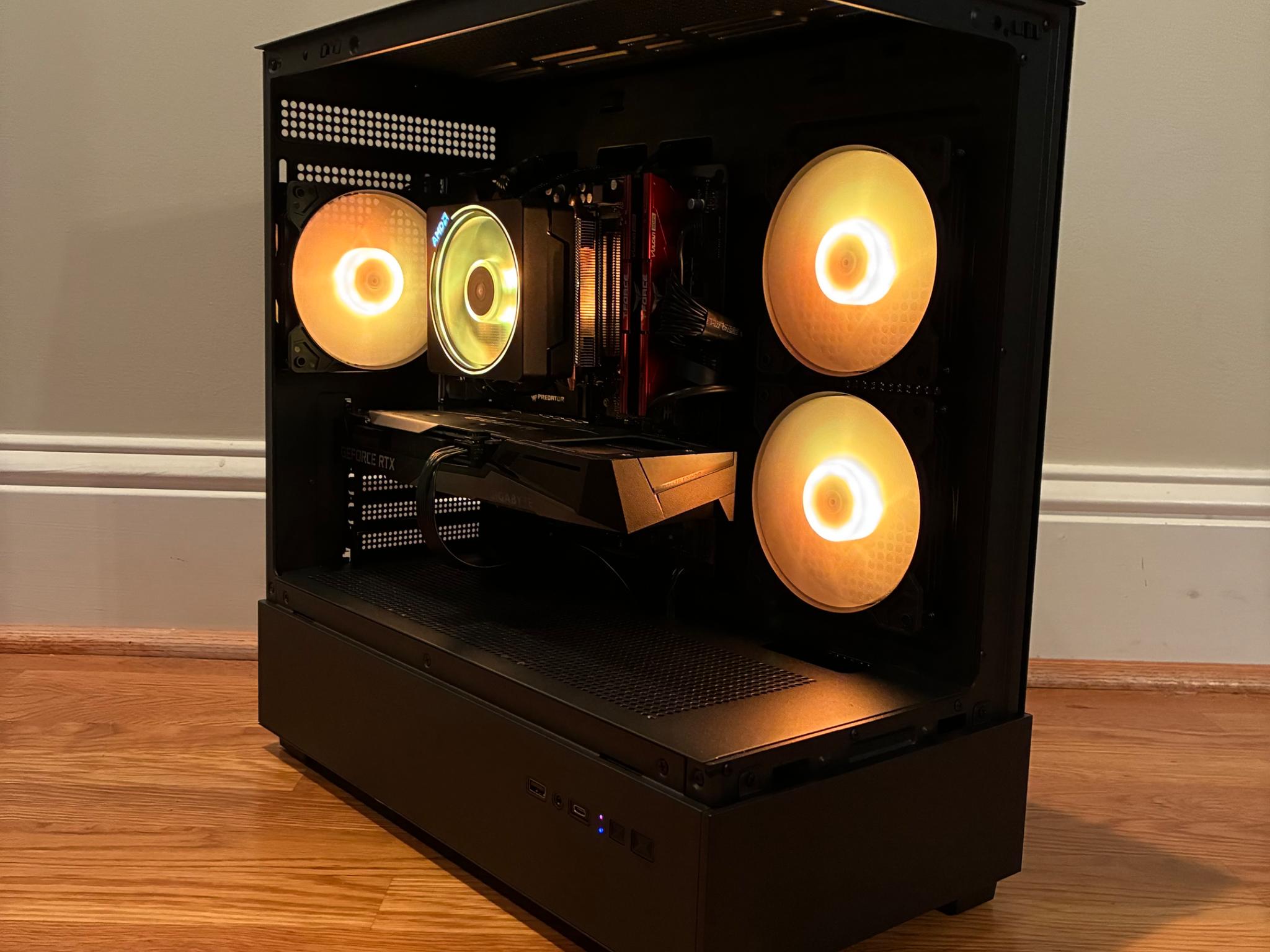 RTX 3060 Ti R5 7600 WiFi AM5 1440P RGB GAMING PC 32GB 6000 DDR5 1TB NVMe
