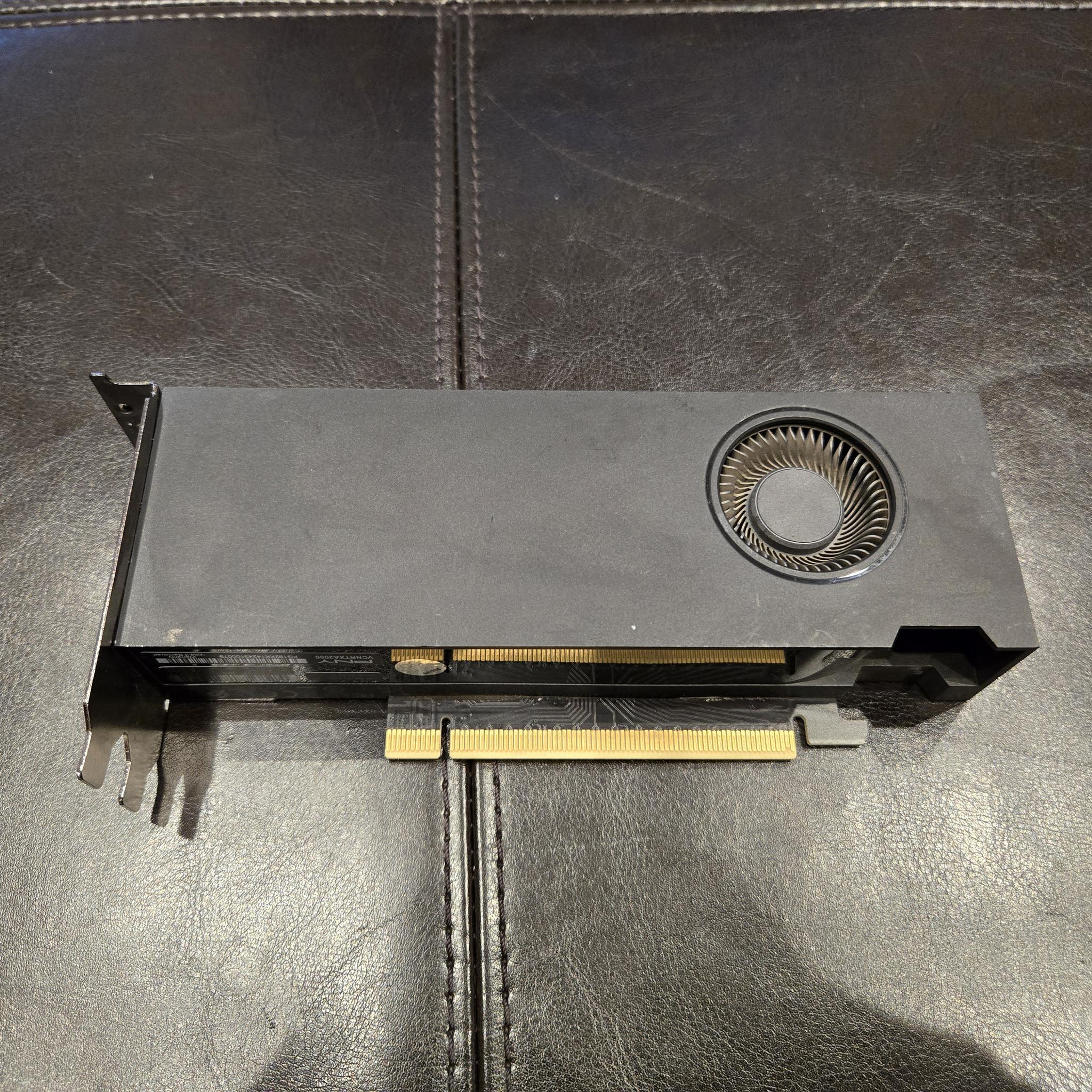 RTX A2000 6GB LP (NVidia Reference) - Used